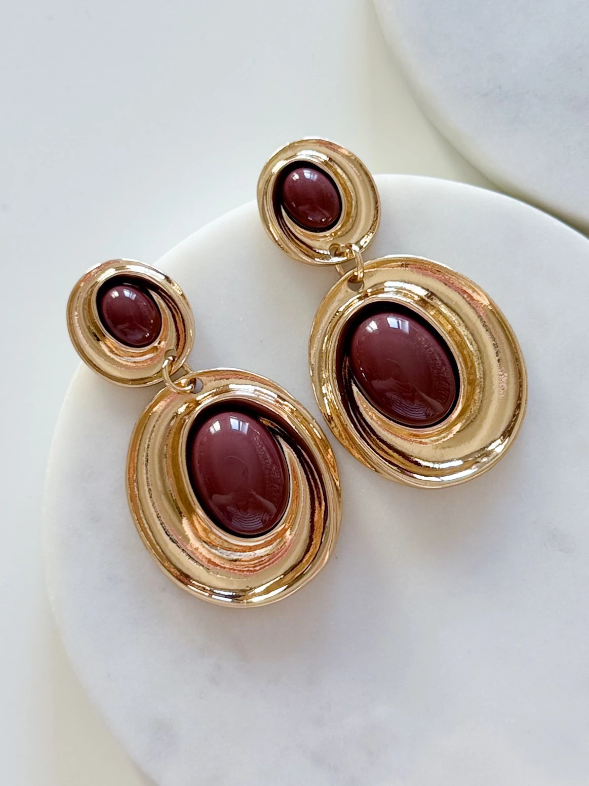 ÇELİK DARREL KÜPE - kahverengi