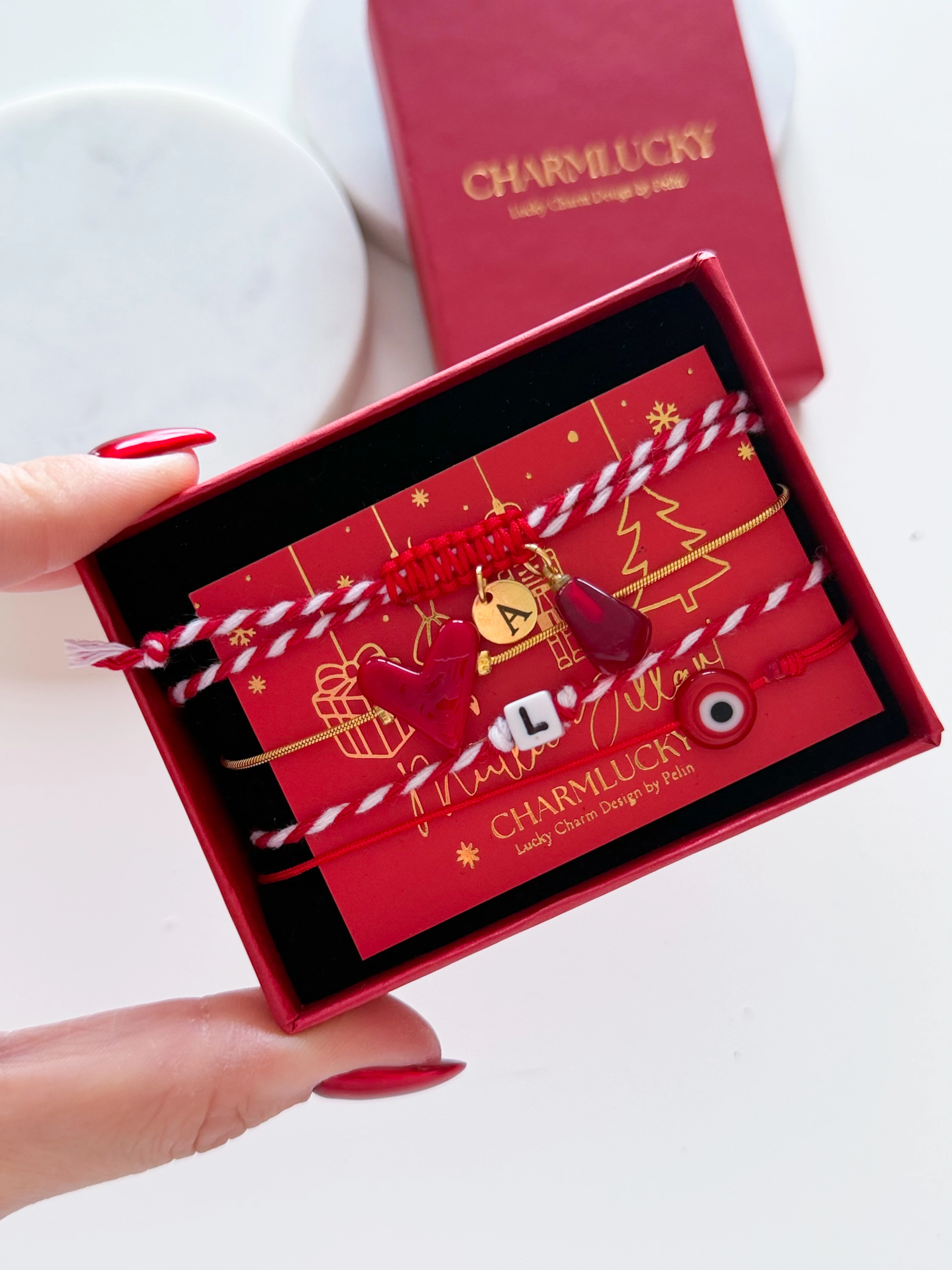 MURANO YILBAŞI BİLEKLİK KOMBİNİ