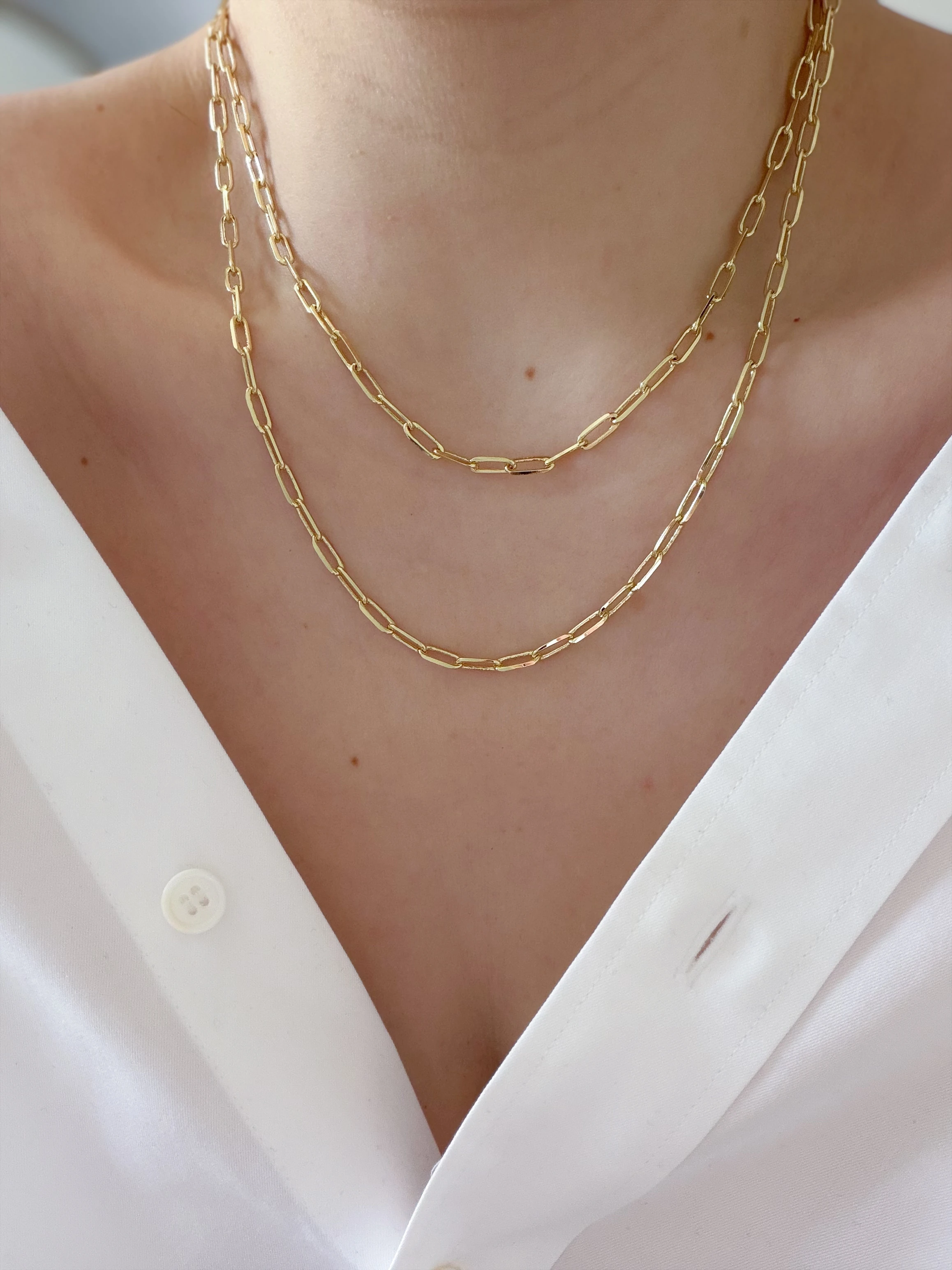 ÖZEL SERİ ATAÇ ZİNCİR KOLYE(90CM)