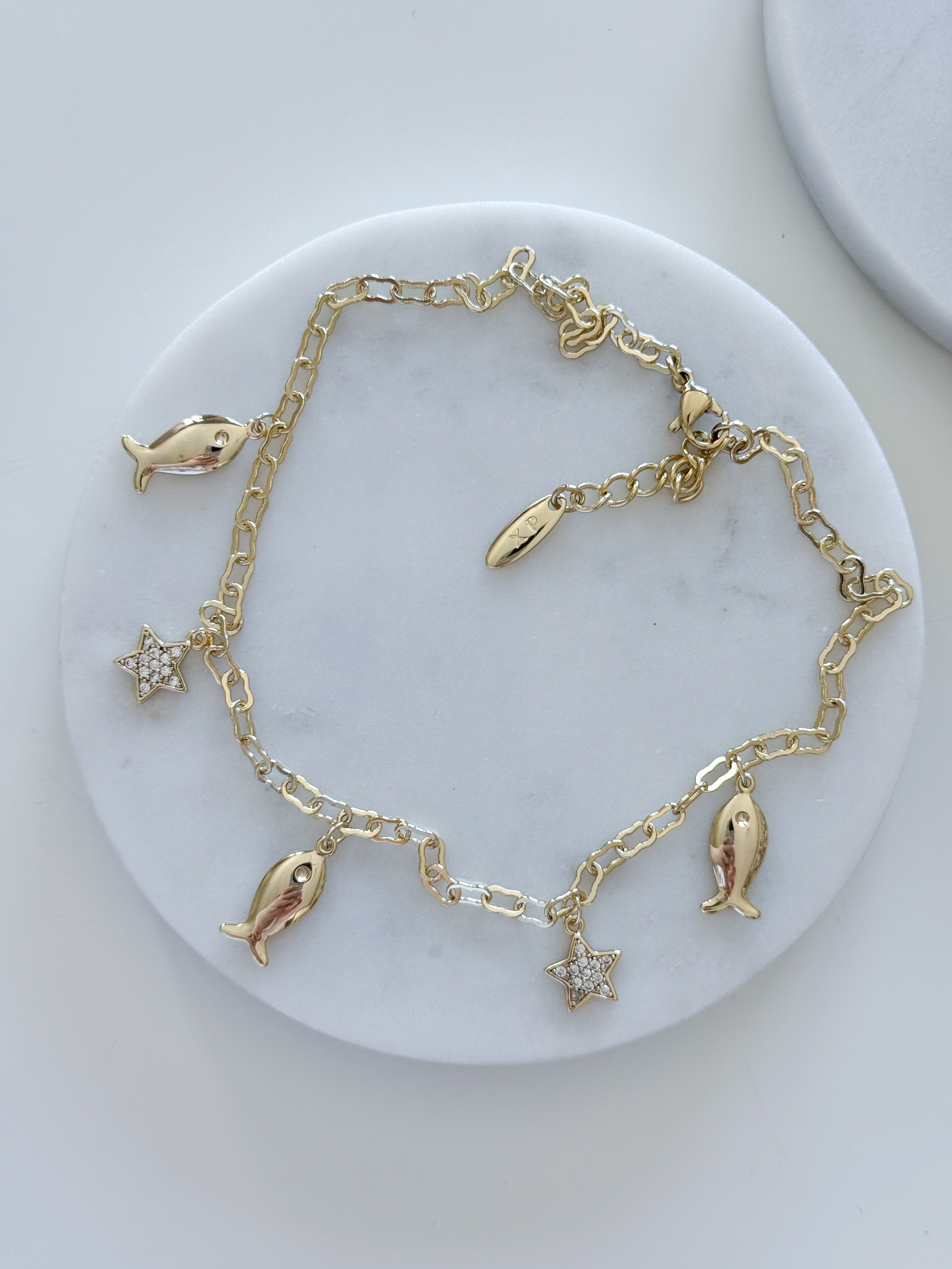 ÖZEL SERİ BALIK-YILDIZ CHARM HALHAL