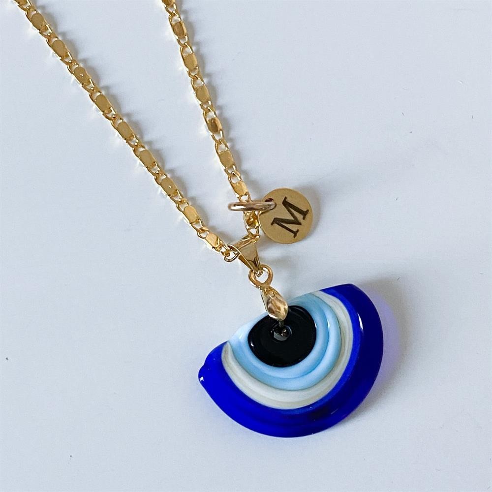 Murano nazar kolye (harfli)