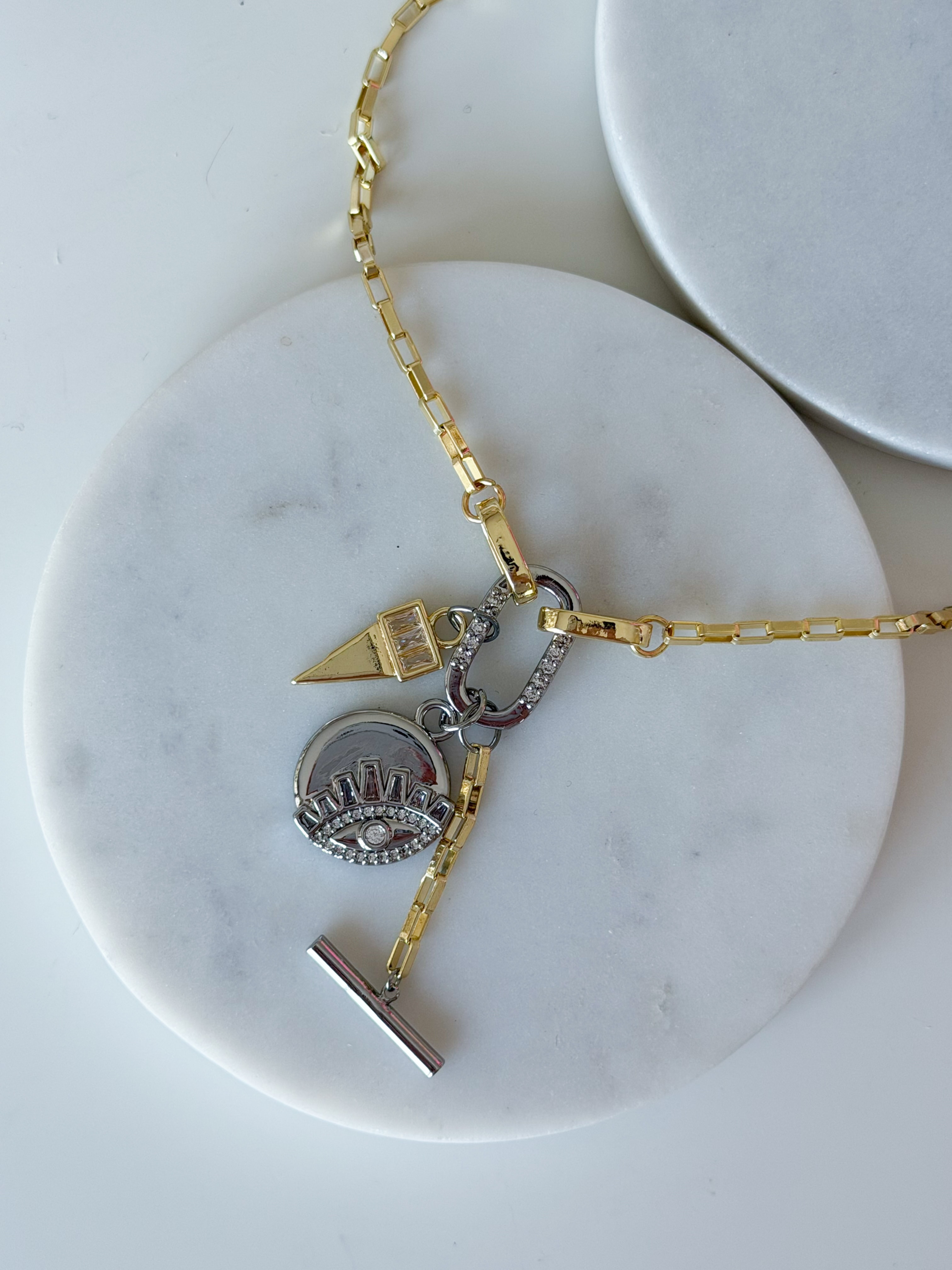 GÖZ TASARIM CHARM KOLYE