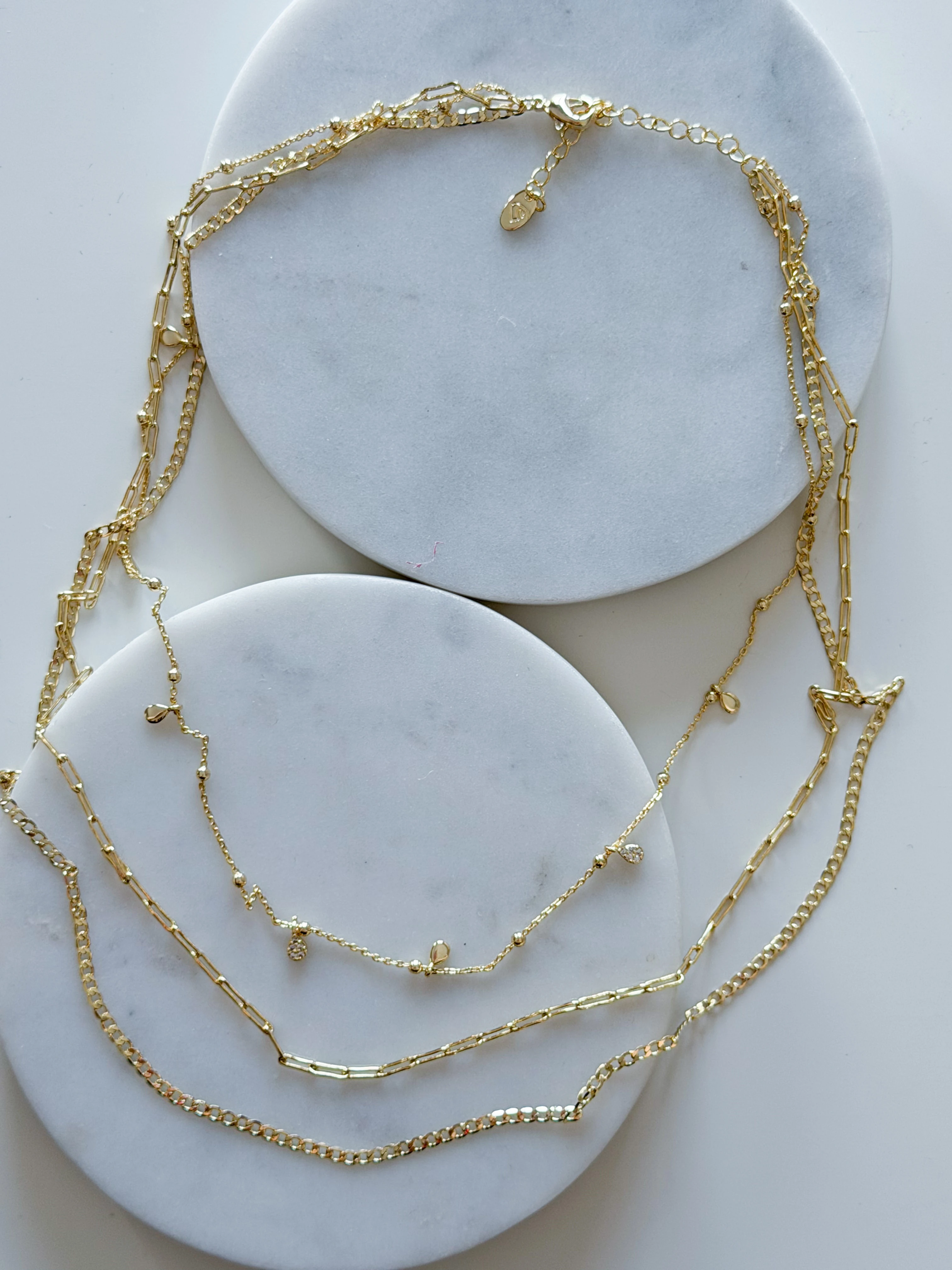 ÖZEL SERİ 3LÜ ZİNCİR KOLYE