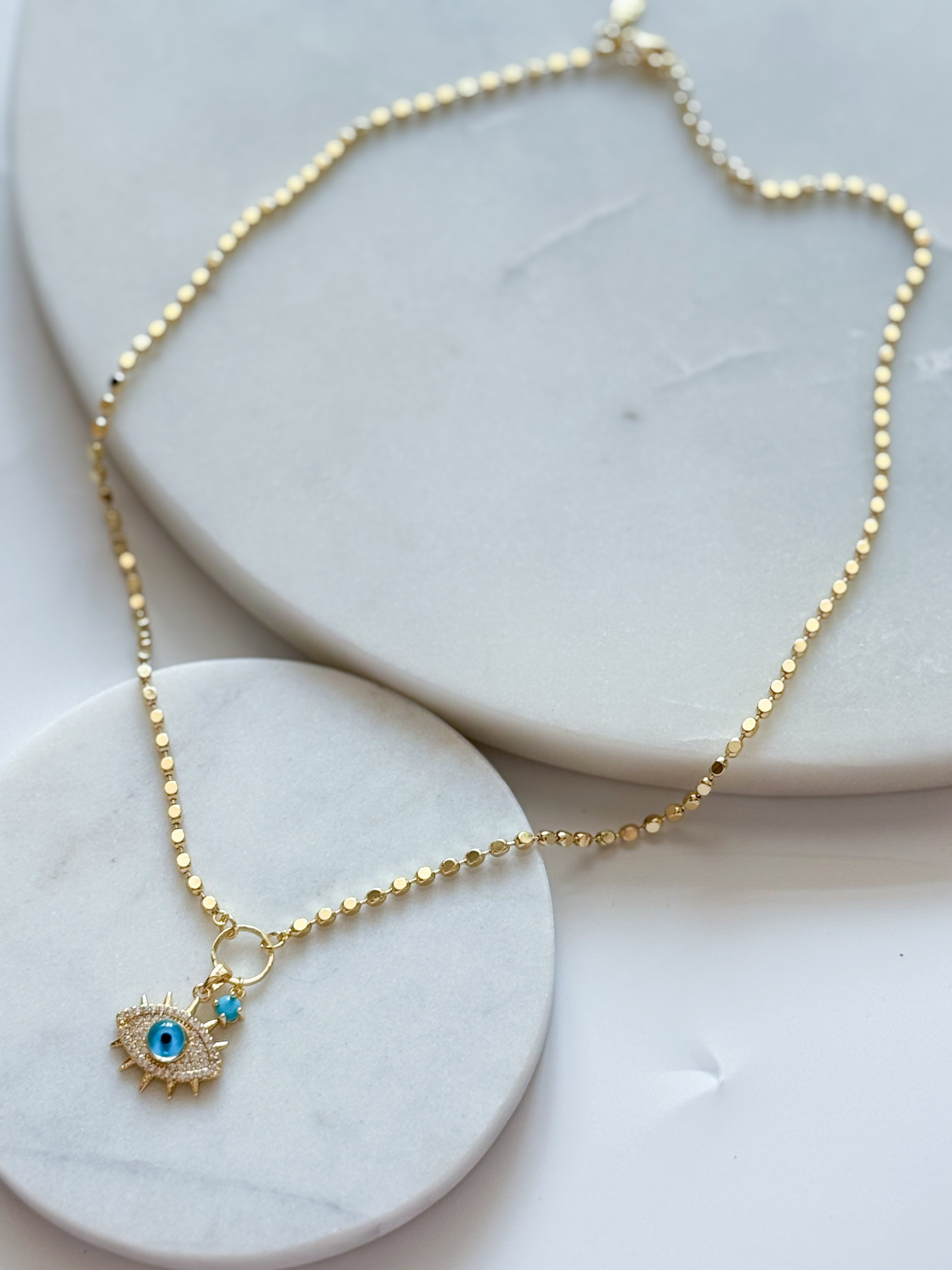 ÖZEL SERİ GÖZ  CHARM KOLYE