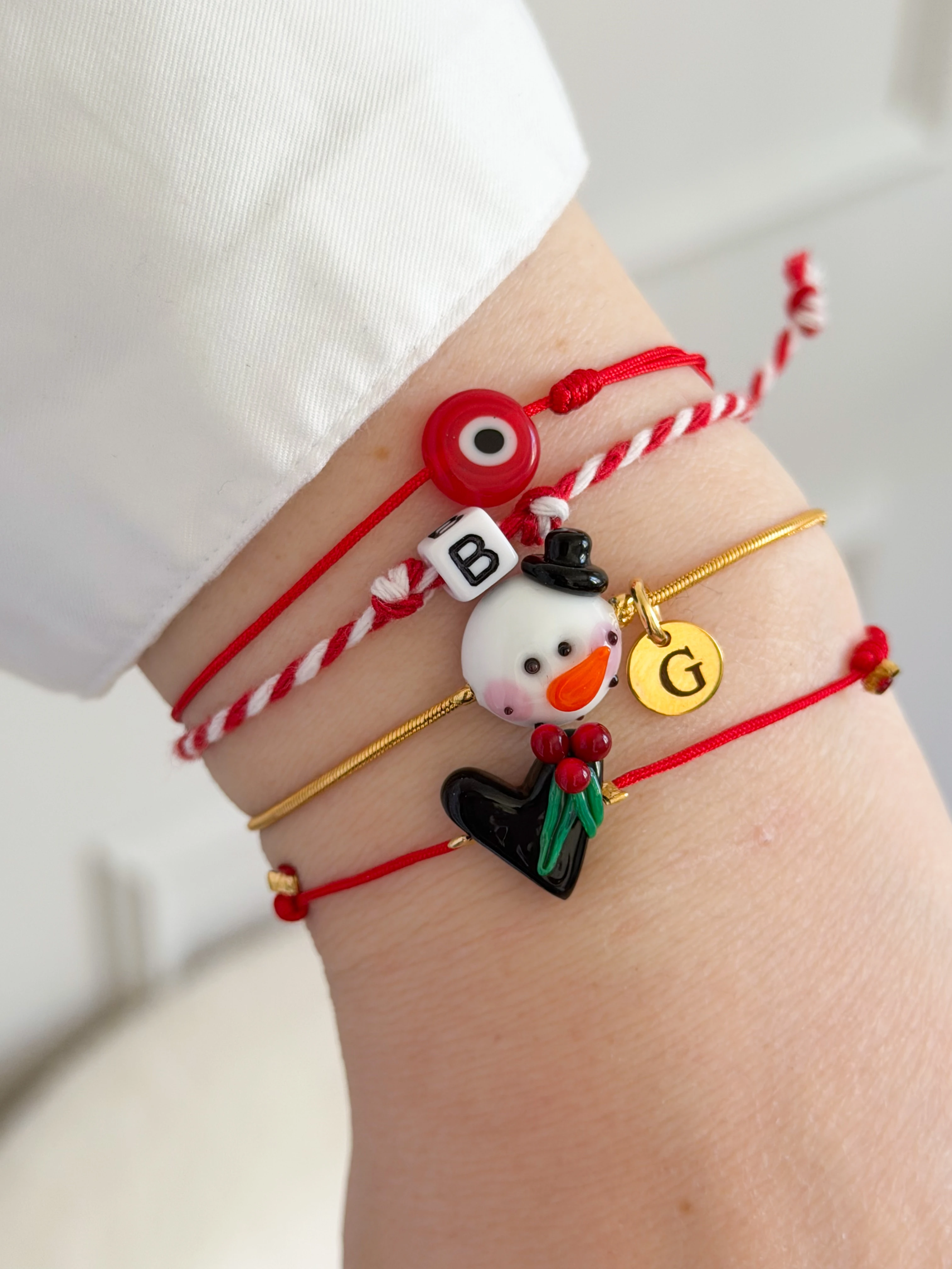 MURANO YILBAŞI BİLEKLİK KOMBİNİ