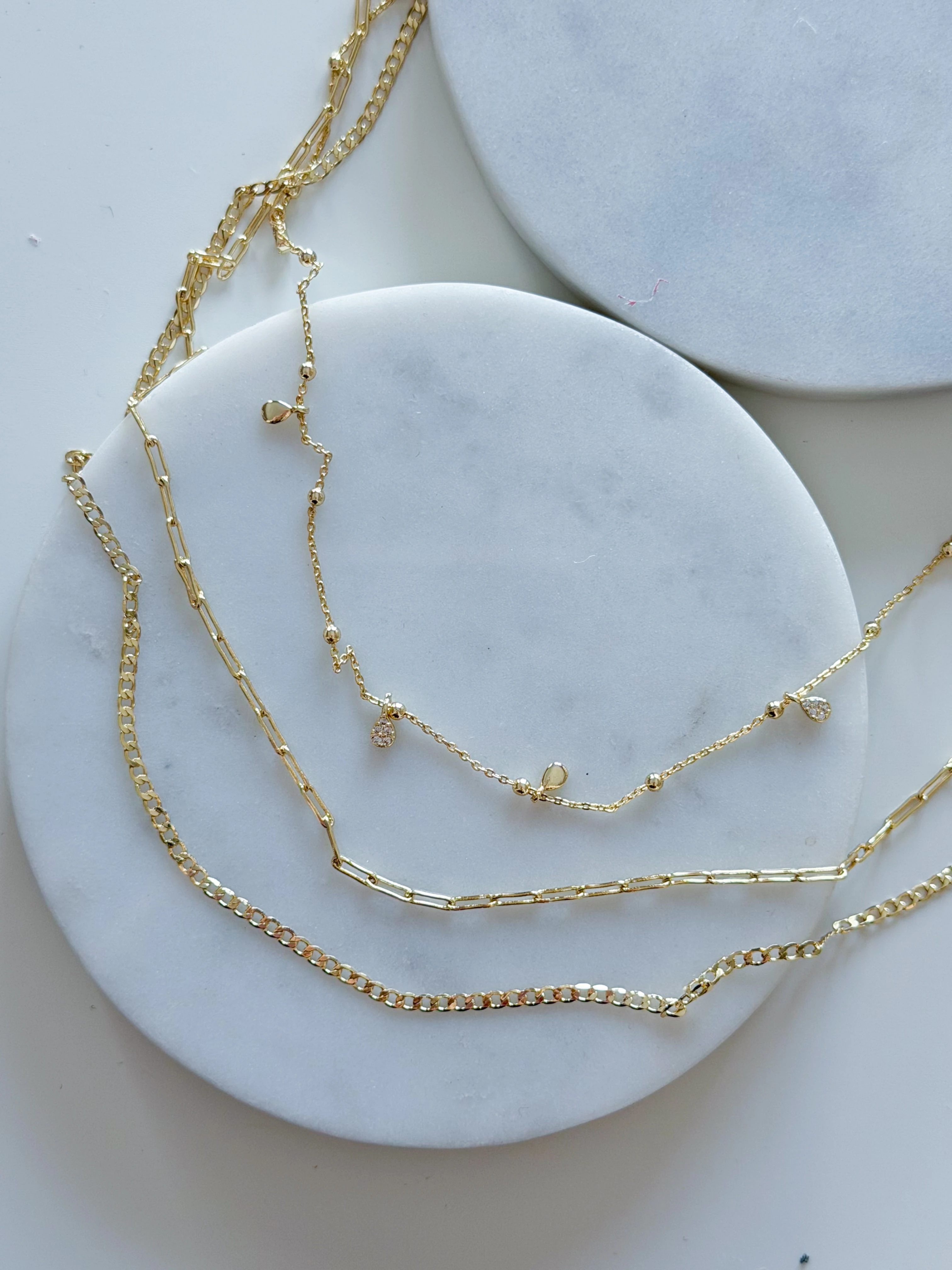 ÖZEL SERİ 3LÜ ZİNCİR KOLYE