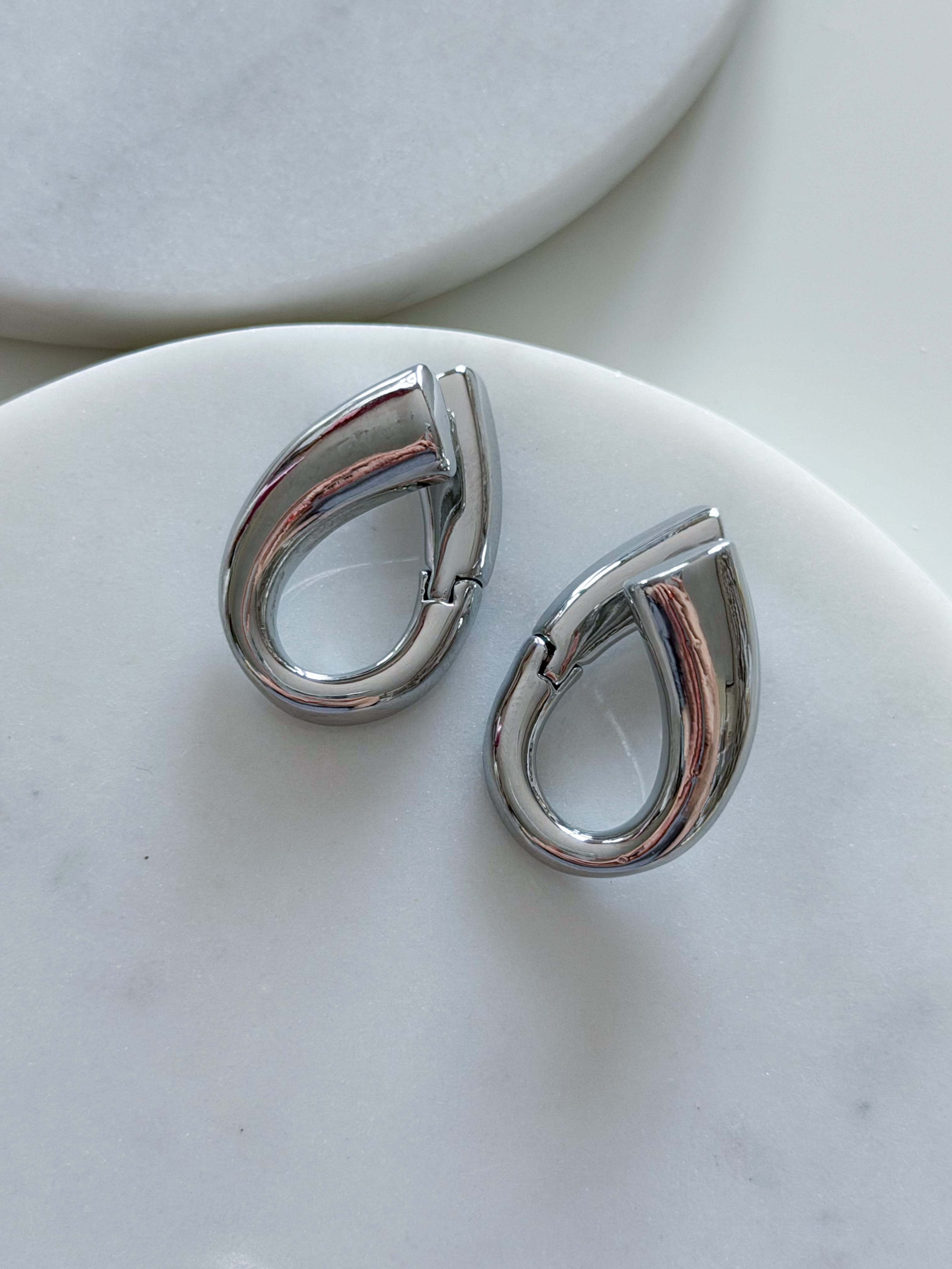 ÇELİK KIVRIM KÜPE - silver