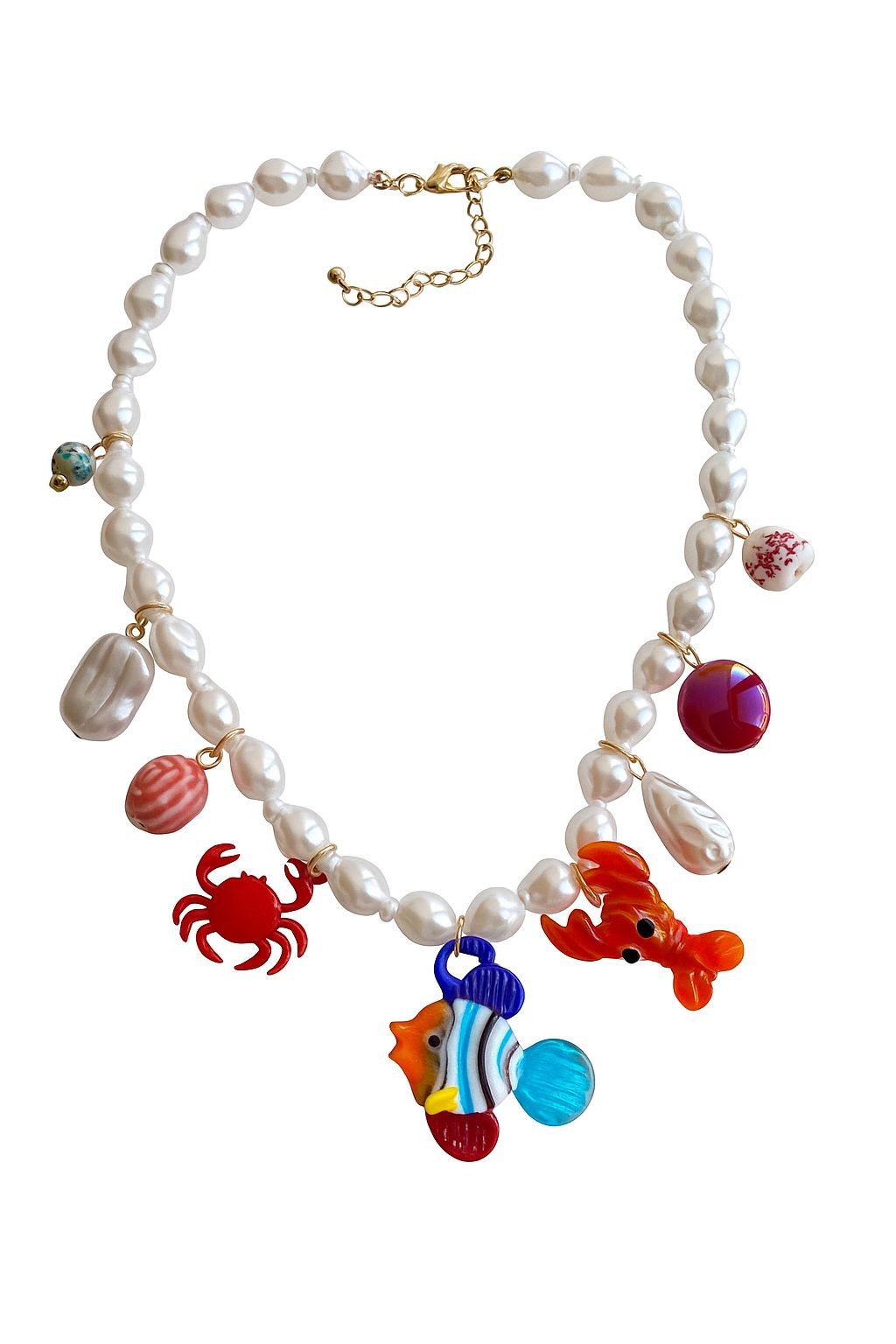 MURANO CAM CHARM BONCUK KOLYE