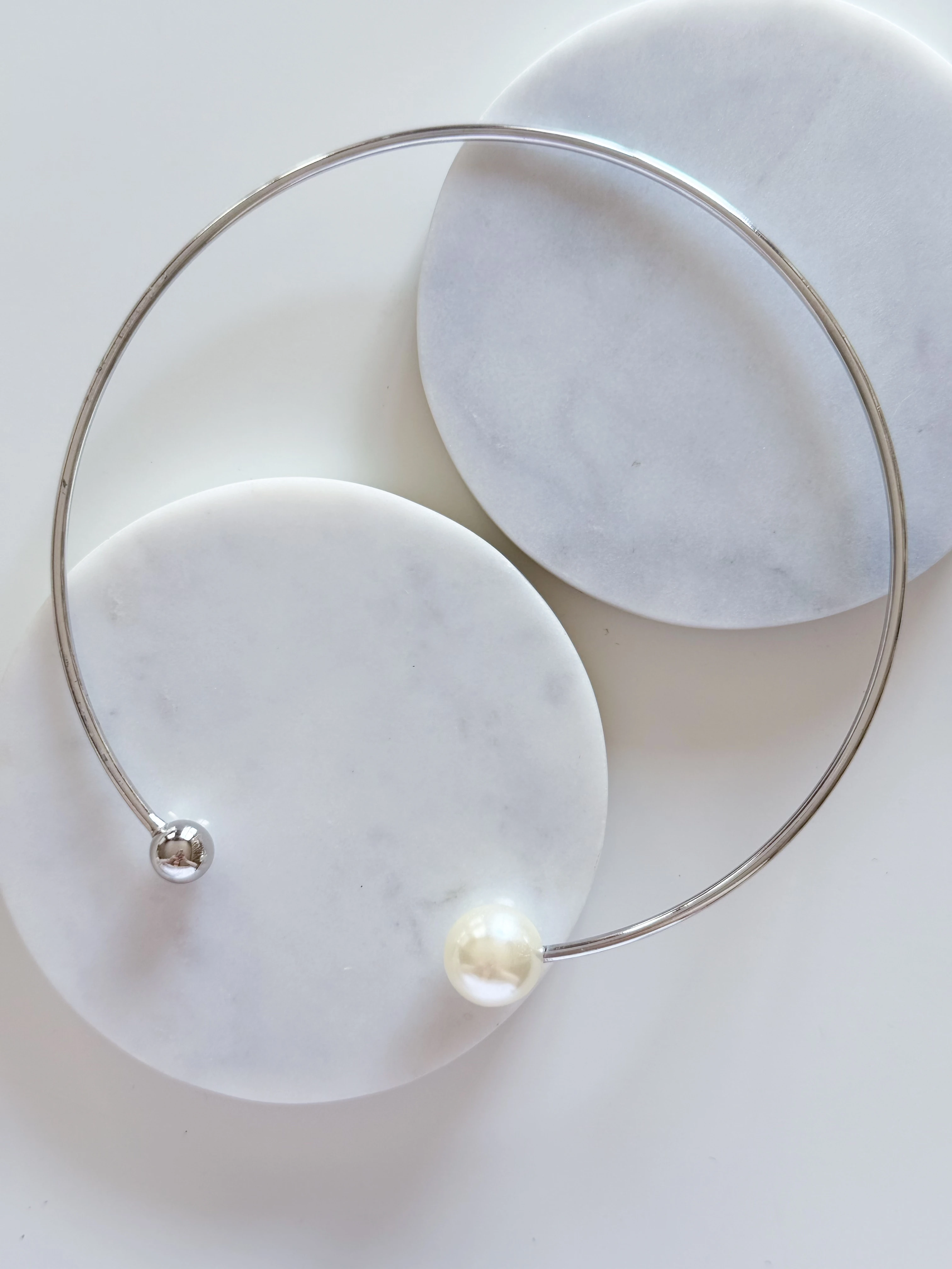 İNCİ-TOPÇUK TOPÇUK CHOKER KOLYE