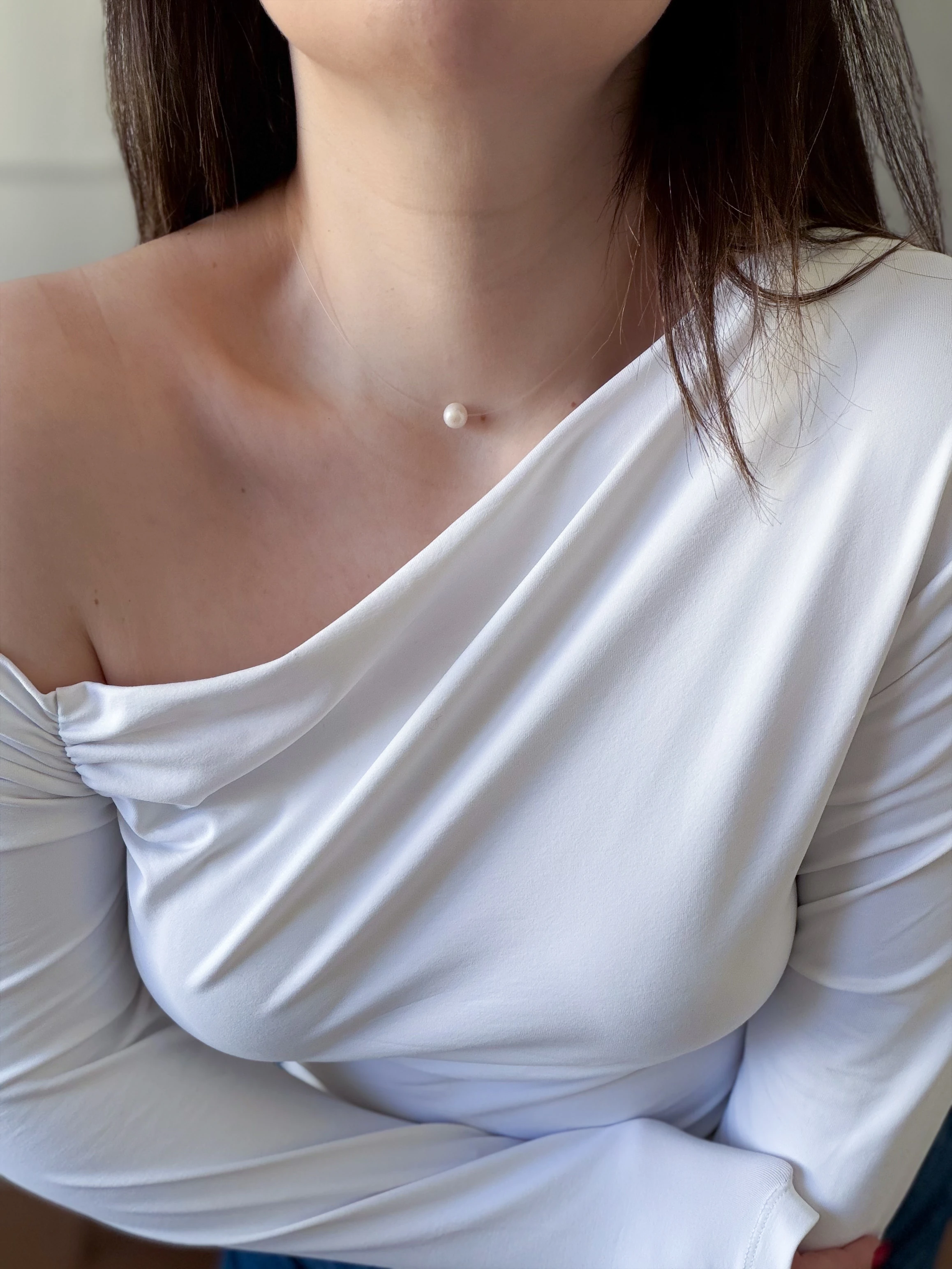 DOĞAL İNCİ HAYALET KOLYE