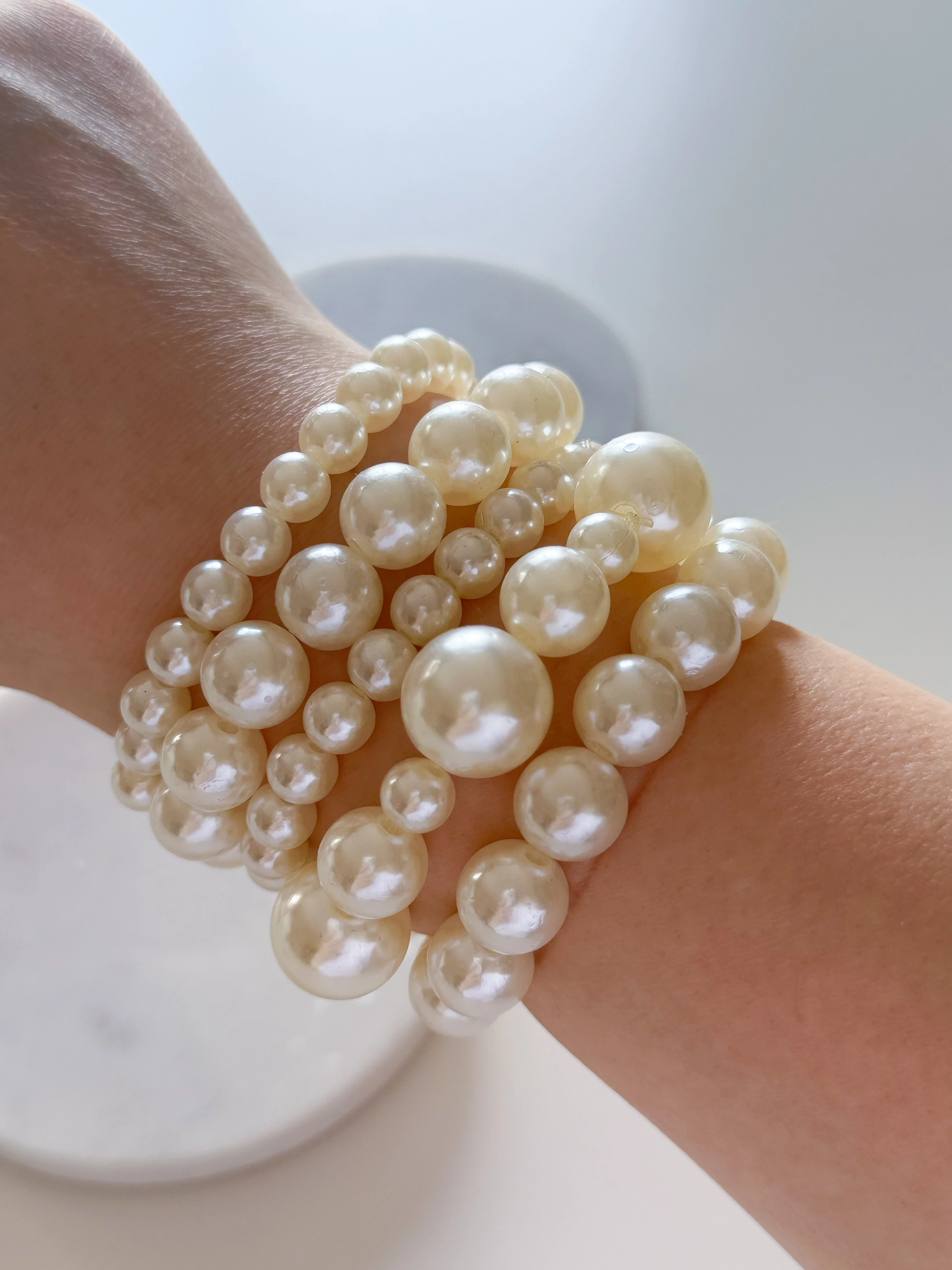 İNCİ BONCUK 5Lİ BİLEKLİK