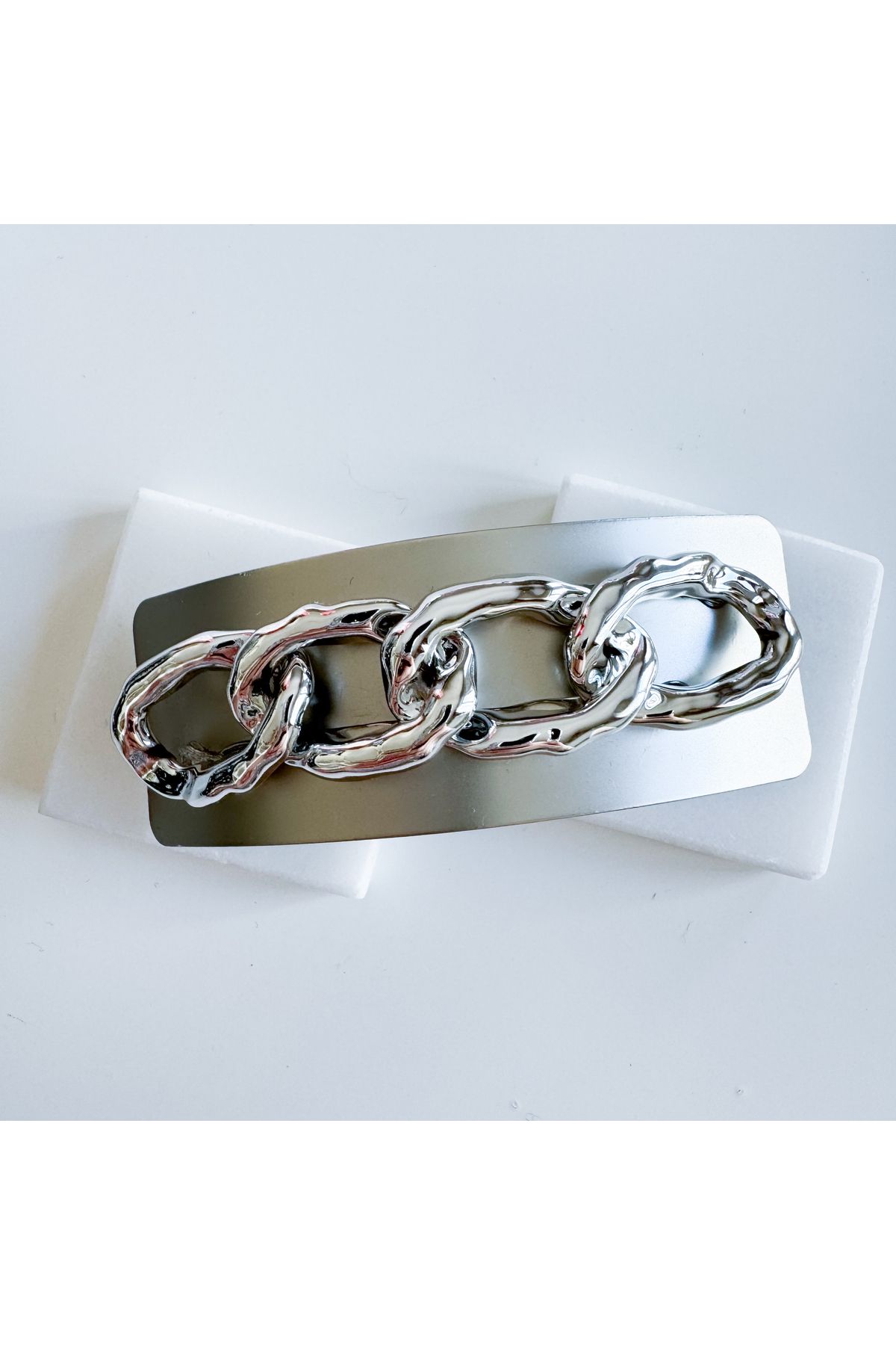 Metal zincir detaylı otomatik toka