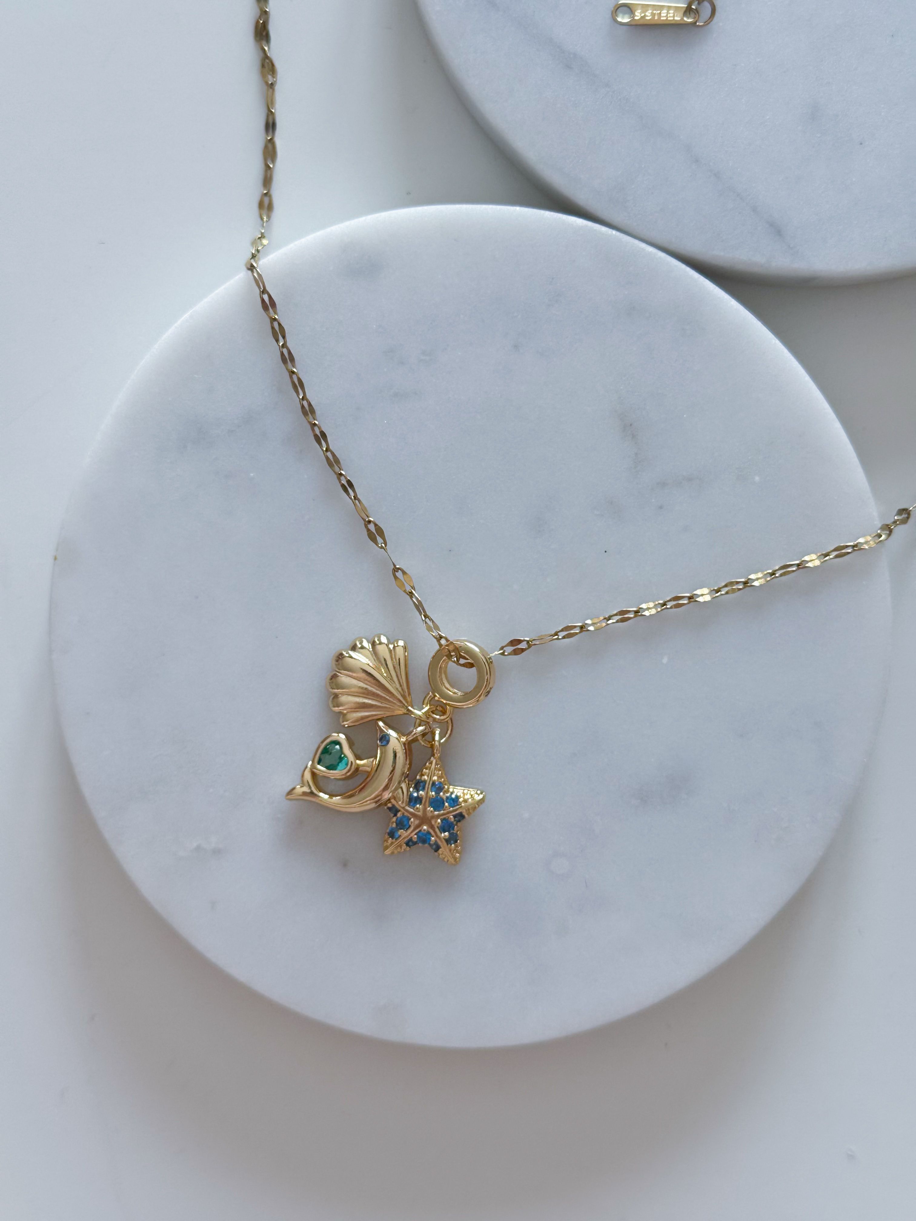 ÇELİK DENİZ CHARM KOLYE