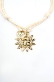 GÜNEŞ CHARM HALAT İP KOLYE