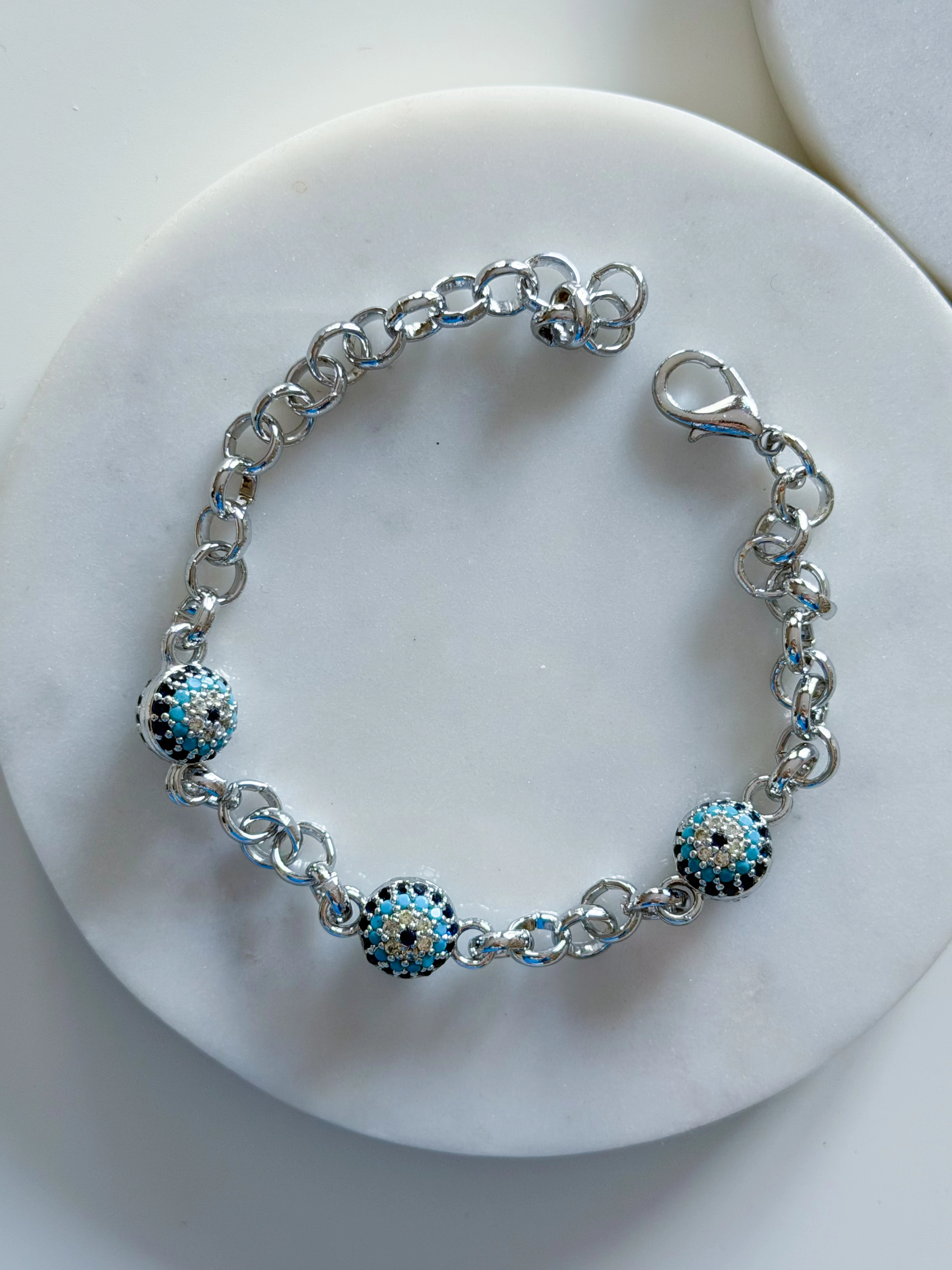 TAŞLI NAZAR BİLEKLİK