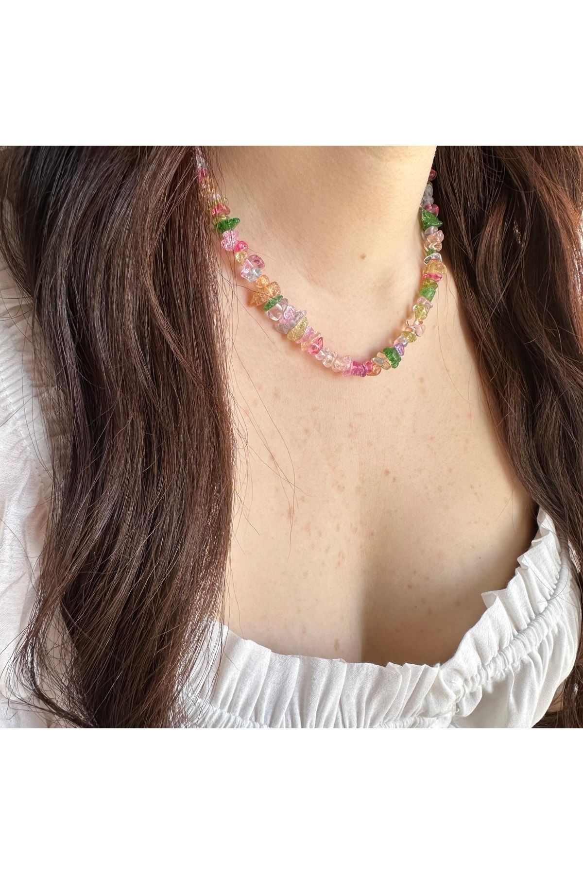 Mix Renkli Yaz Kolyesi