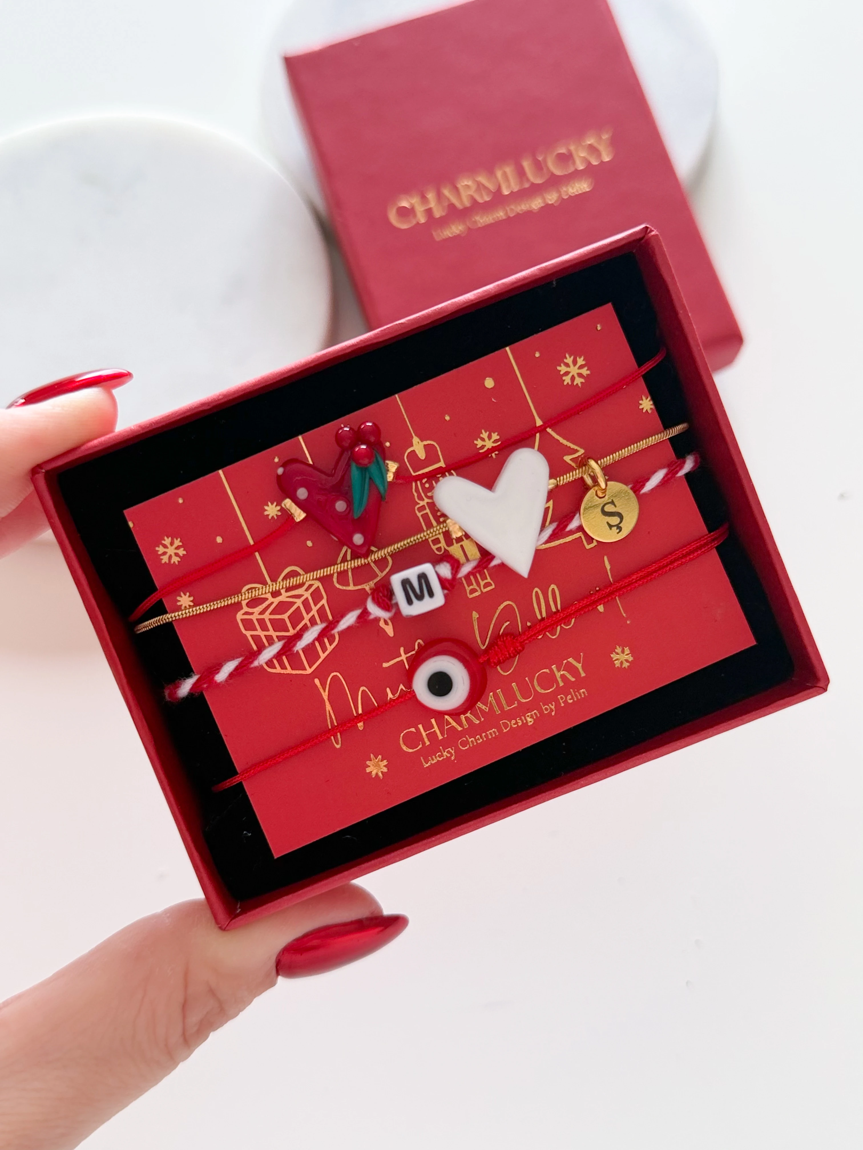 MURANO YILBAŞI BİLEKLİK KOMBİNİ