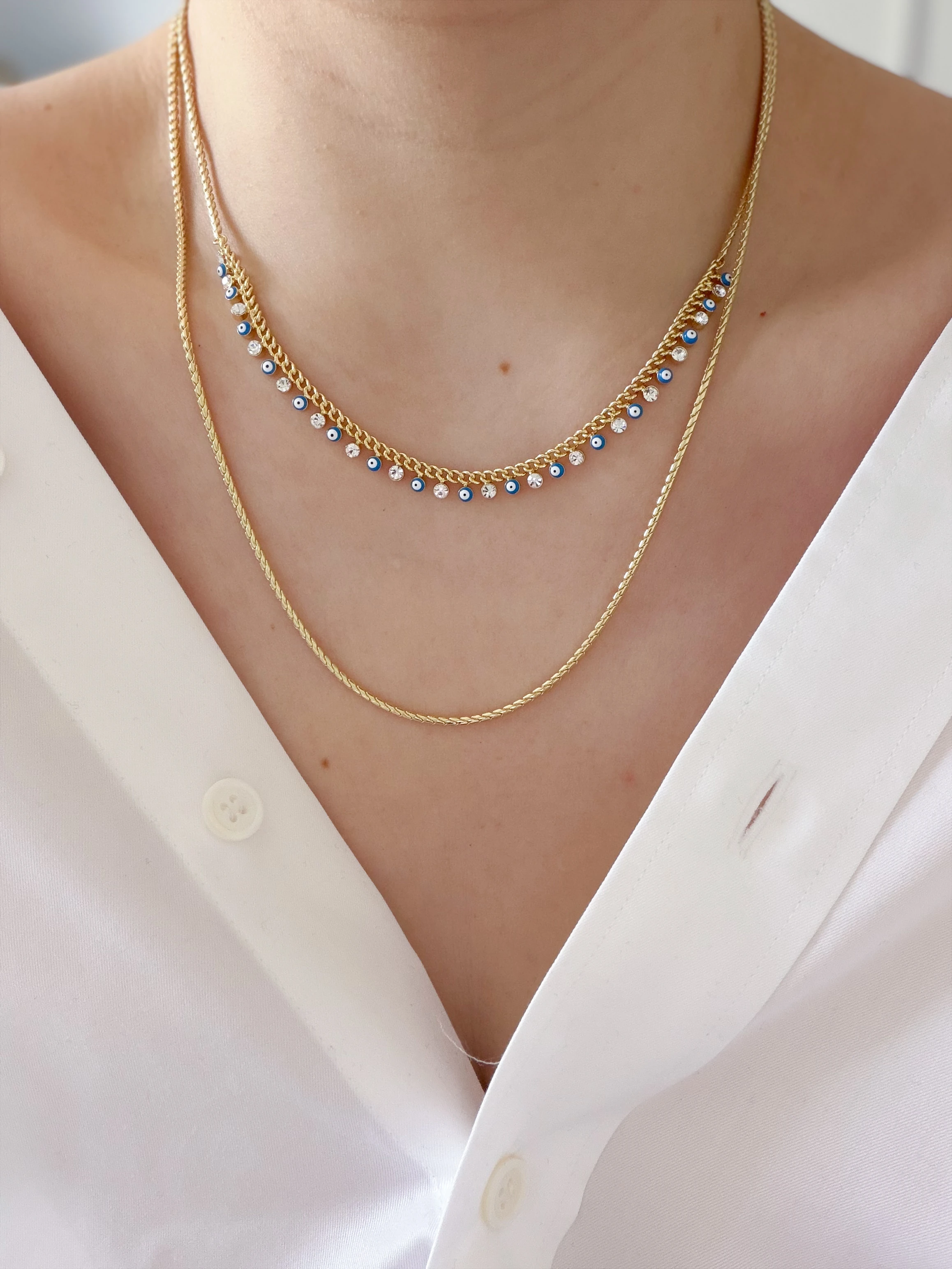 ÖZEL SERİ 2Lİ NAZAR KOLYE