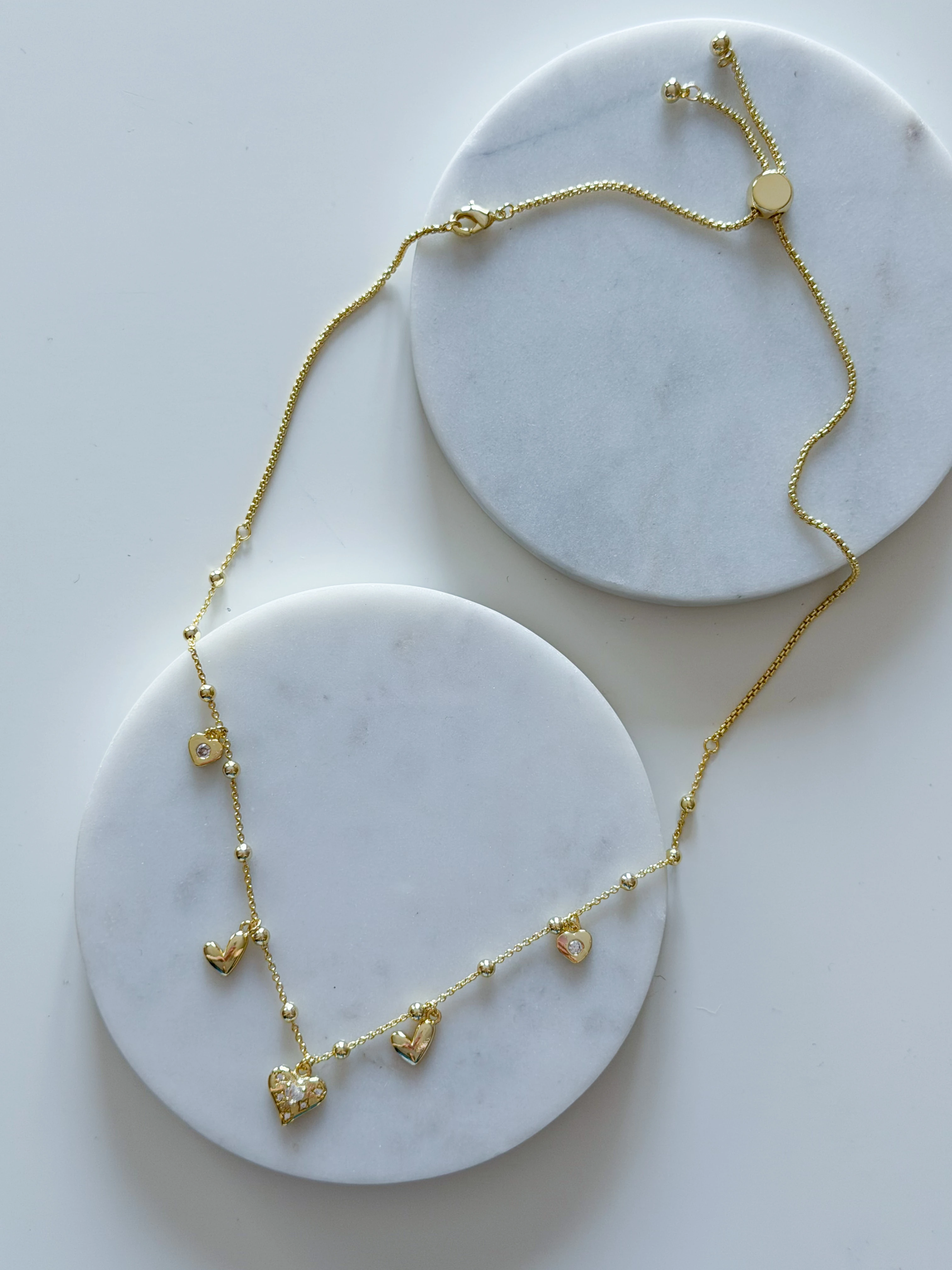 ÖZEL SERİ KALP CHARM ASANSÖRLÜ KOLYE