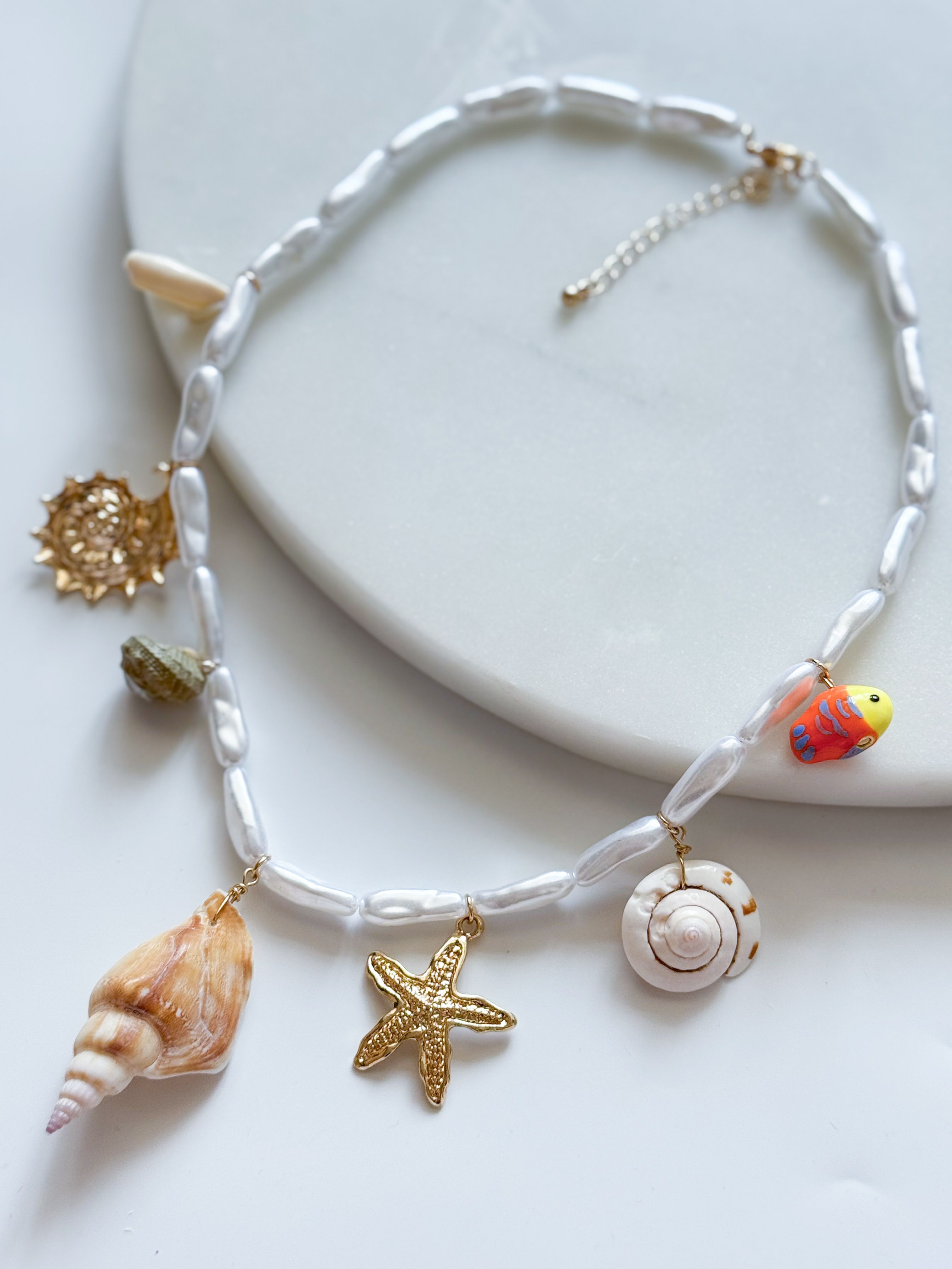 DENİZ CHARM İNCİ KOLYE