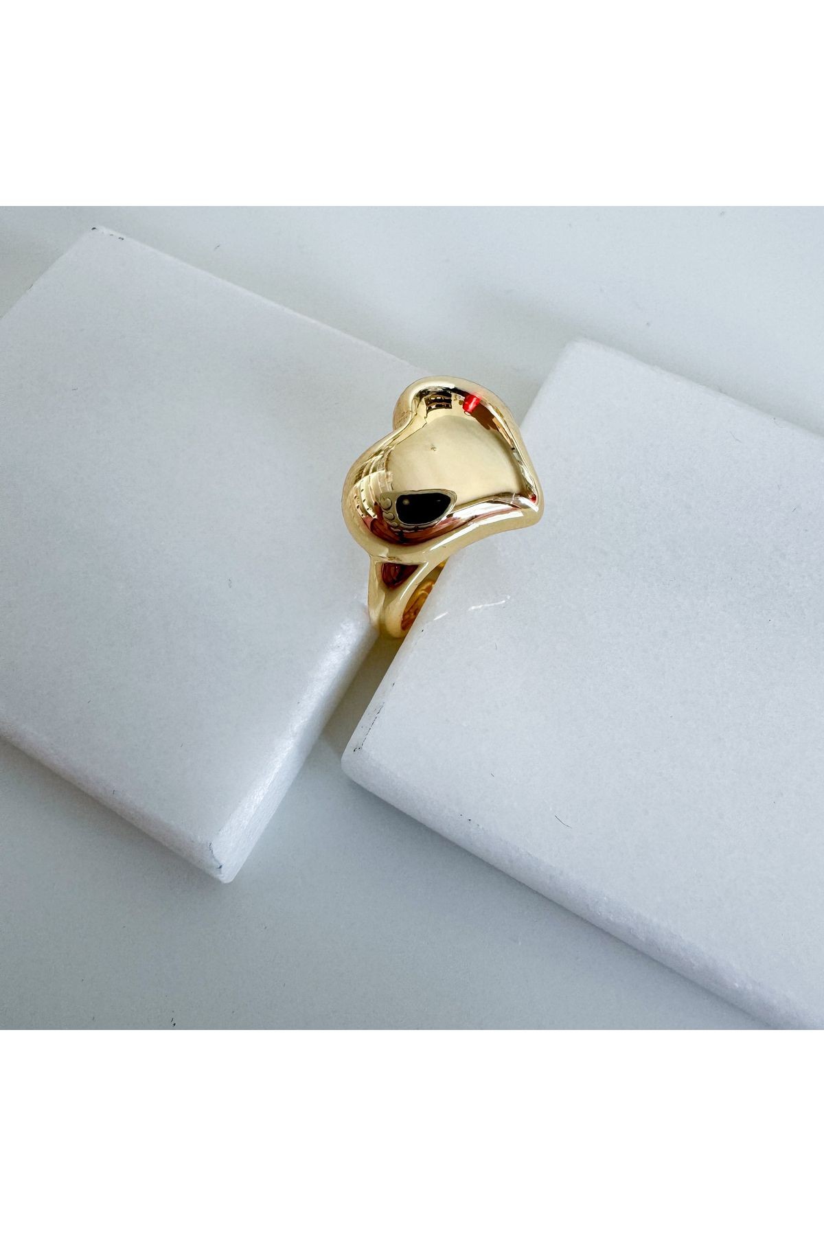 Kalp yüzük - gold
