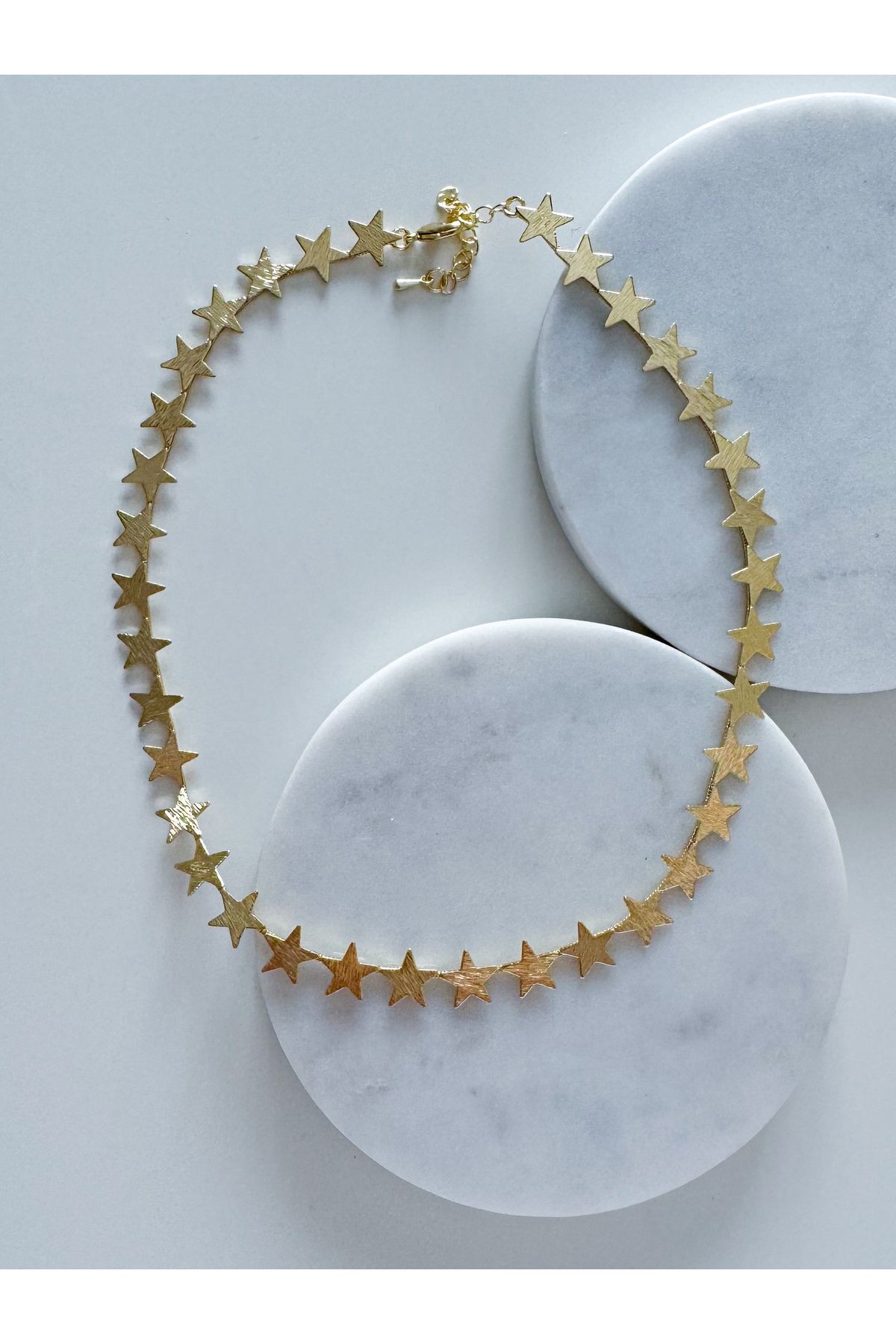 ÇELİK YILDIZ CHOKER KOLYE