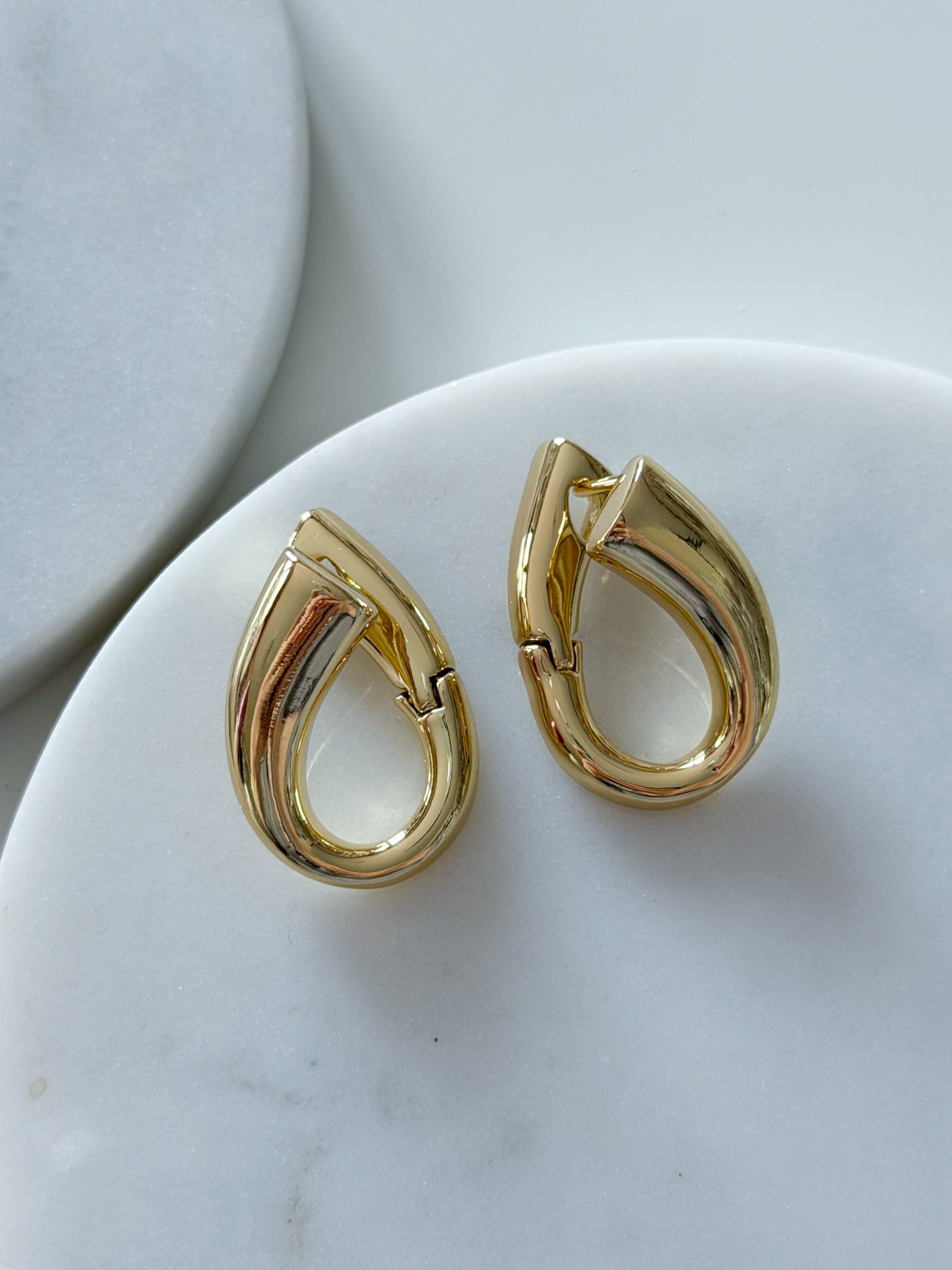 ÇELİK KIVRIM KÜPE - GOLD