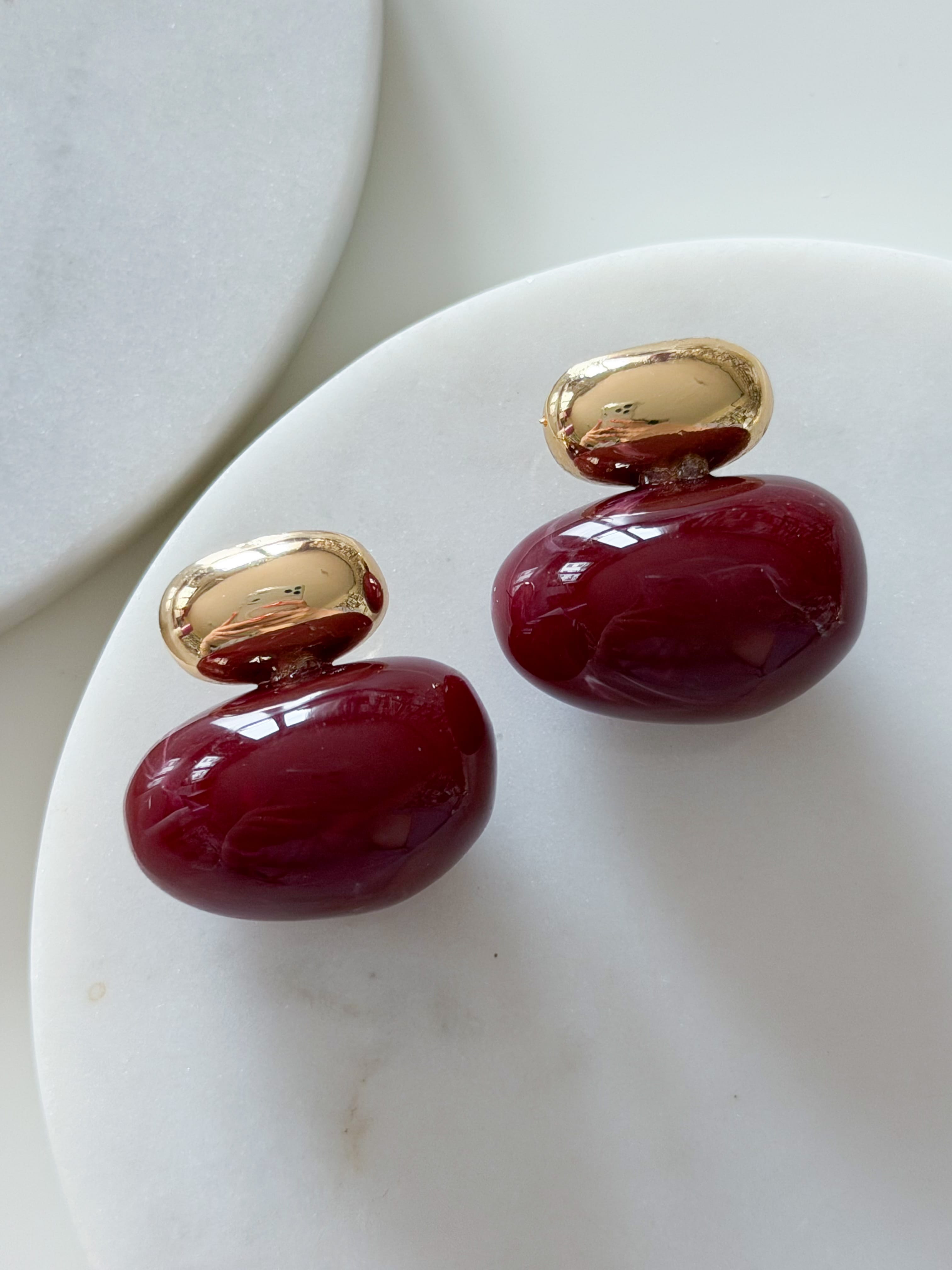 GOLD-BORDO KÜPE
