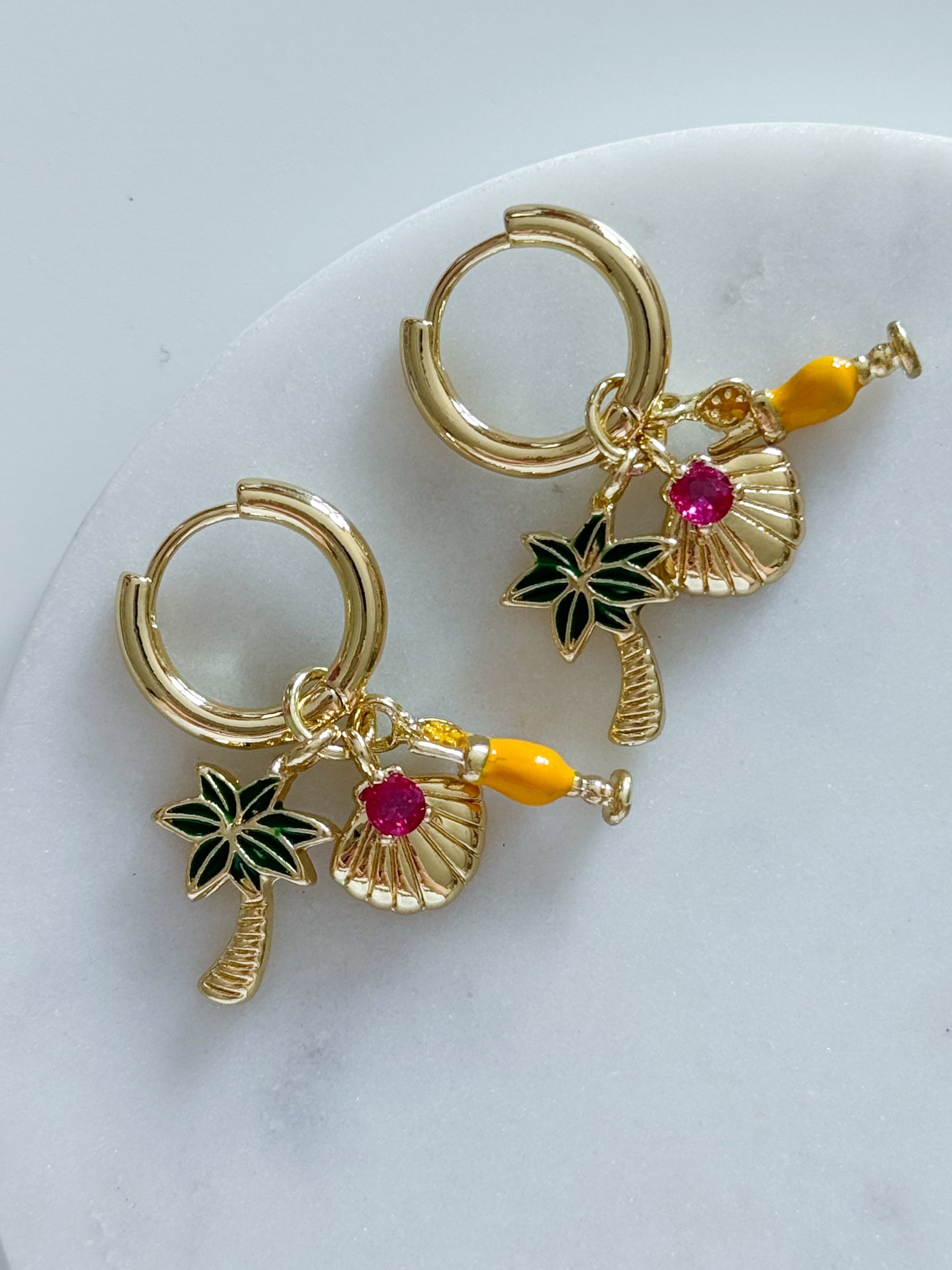 CHARM PALMİYE KÜPE