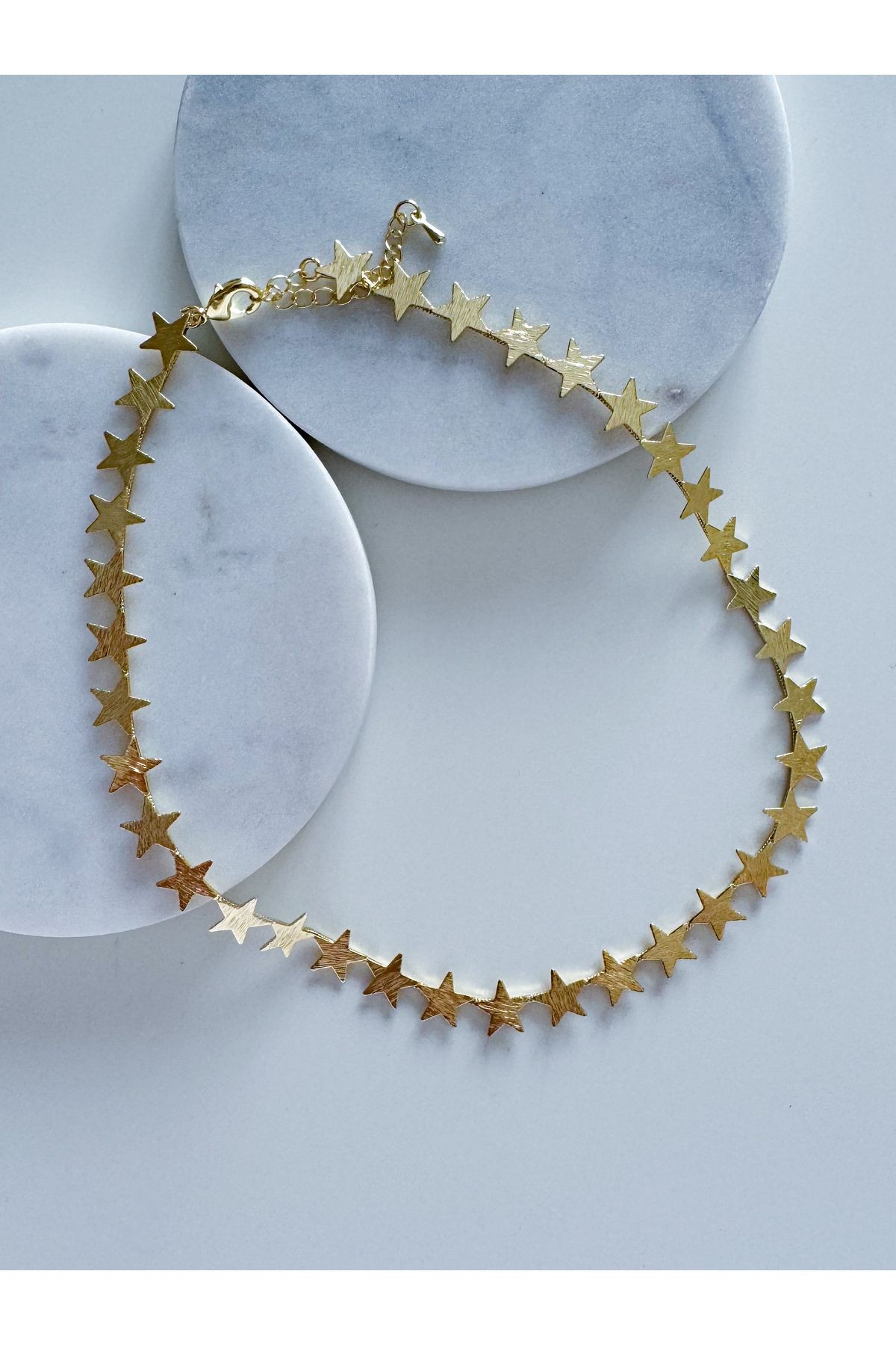 ÇELİK YILDIZ CHOKER KOLYE