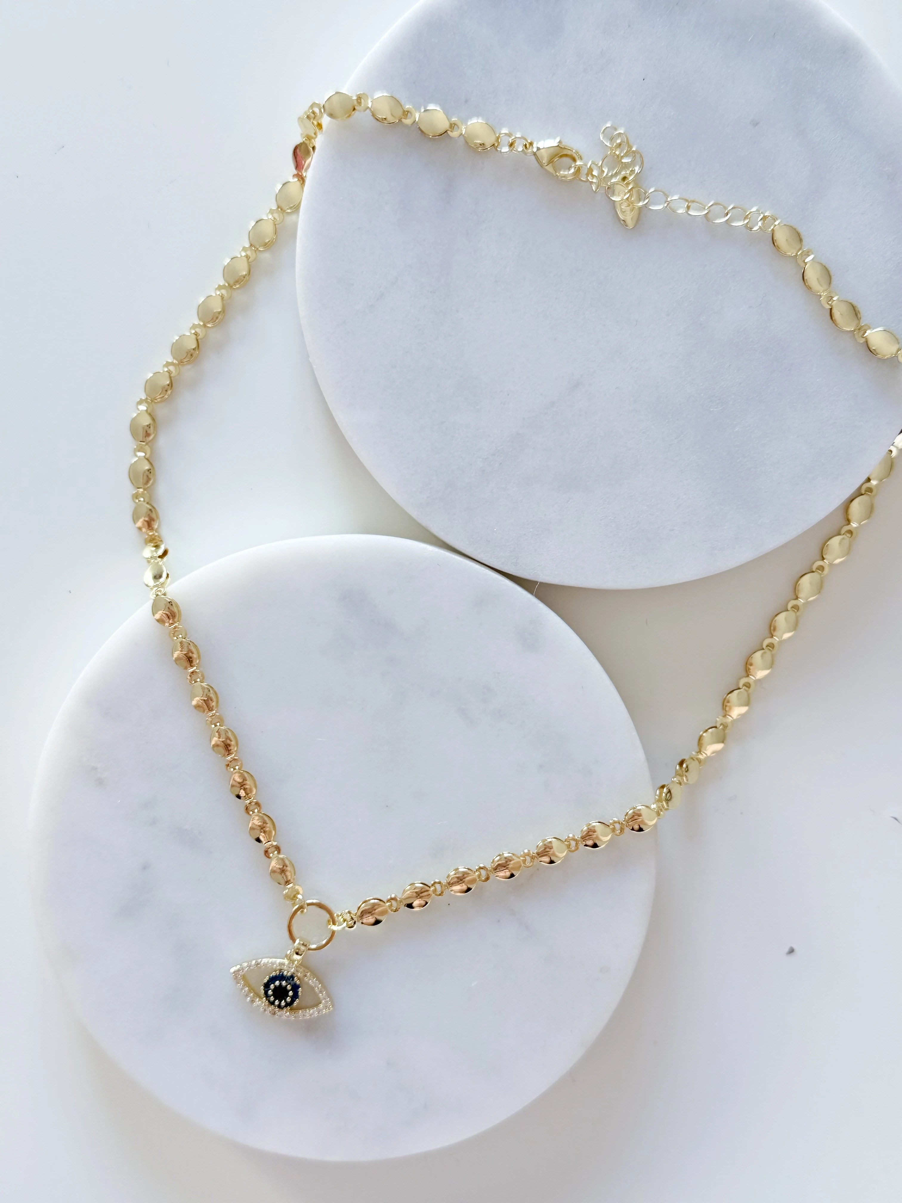 ÖZEL SERİ GÖZ BADEM KOLYE