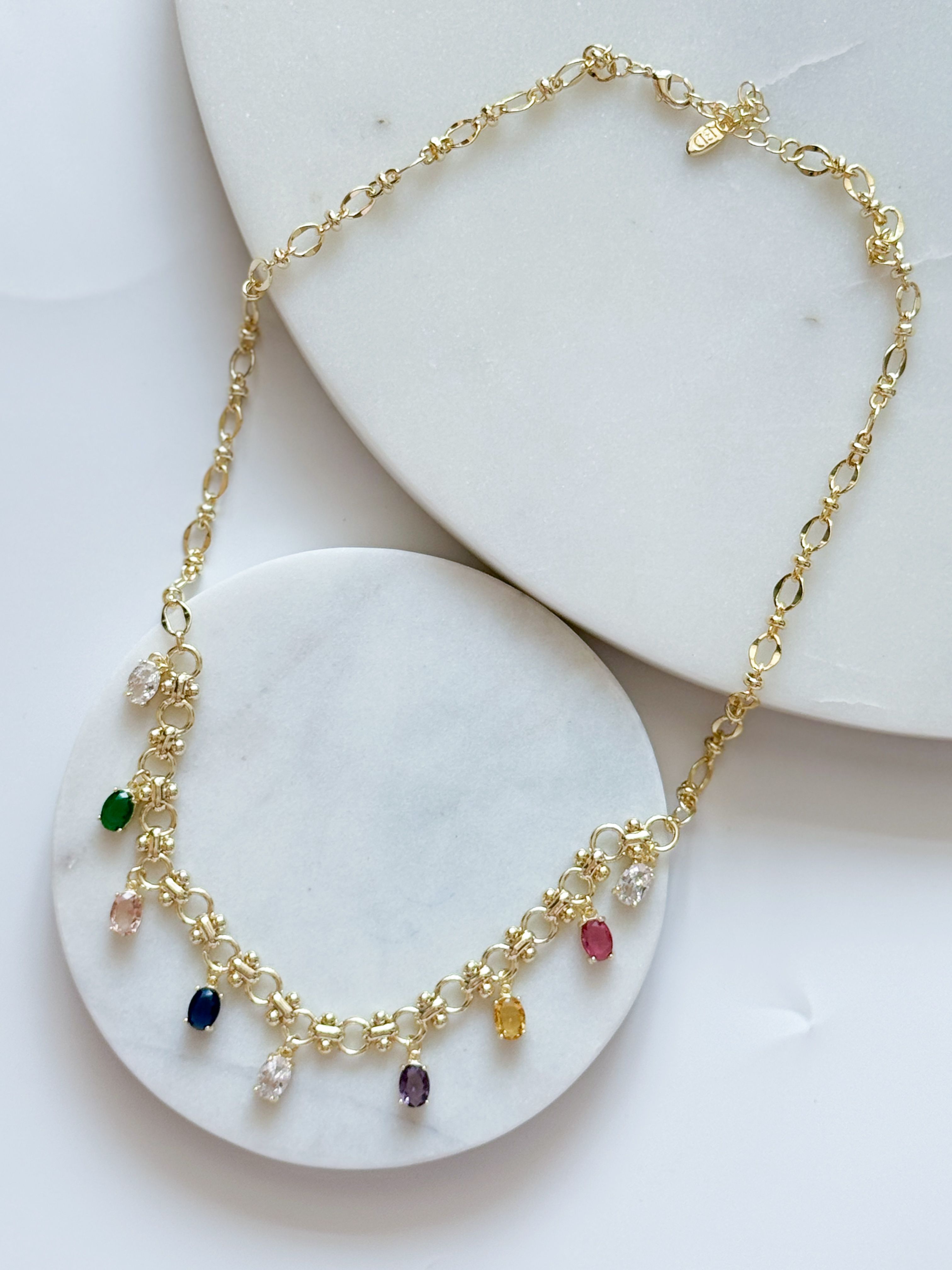 ÖZEL SERİ TAŞ CHARM KOLYE