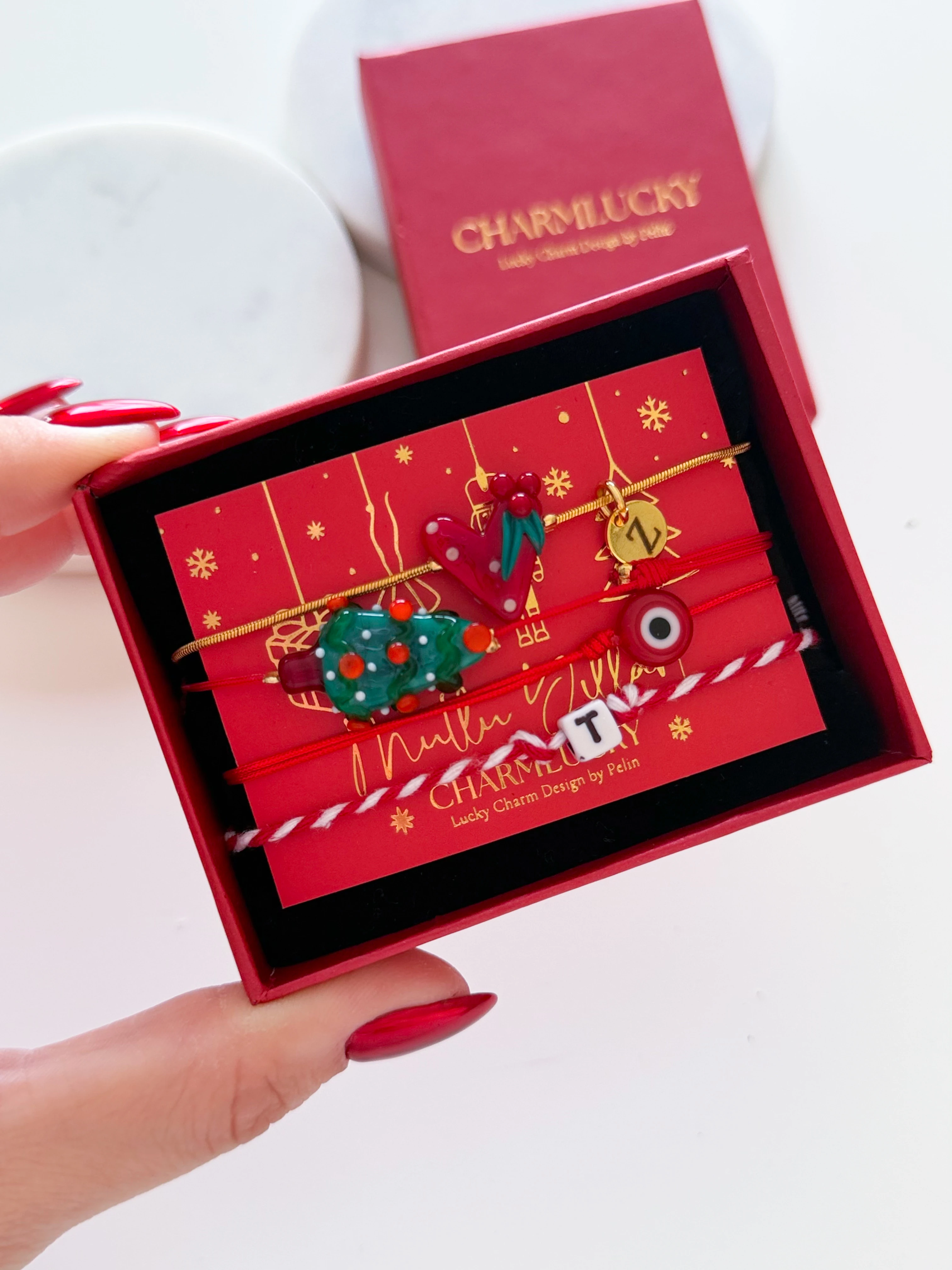 MURANO YILBAŞI BİLEKLİK KOMBİNİ