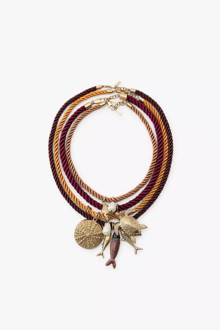 HASIR 4LÜ BALIK CHARM KOLYE