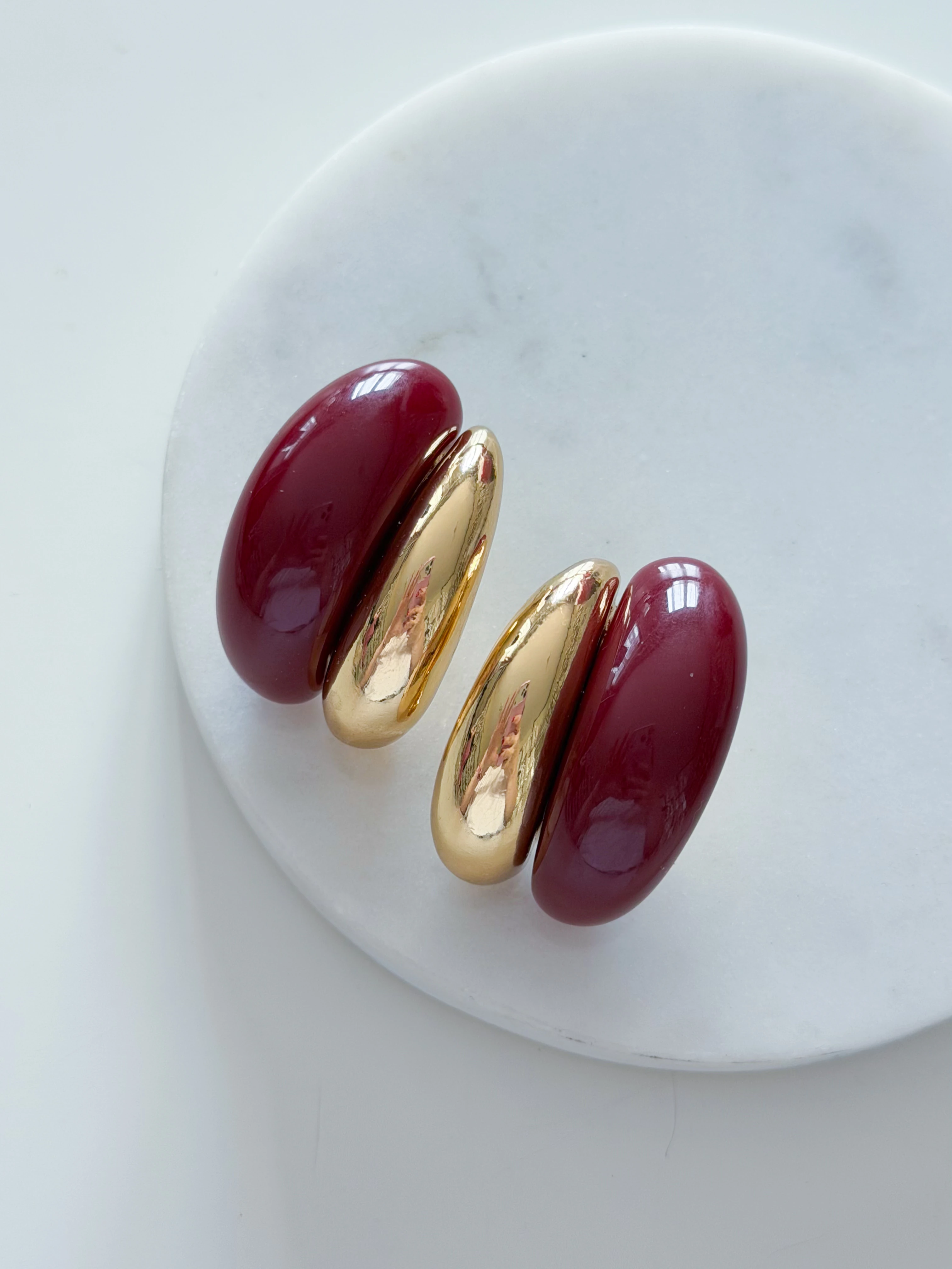 ÇELİK BERY KÜPE - bordo