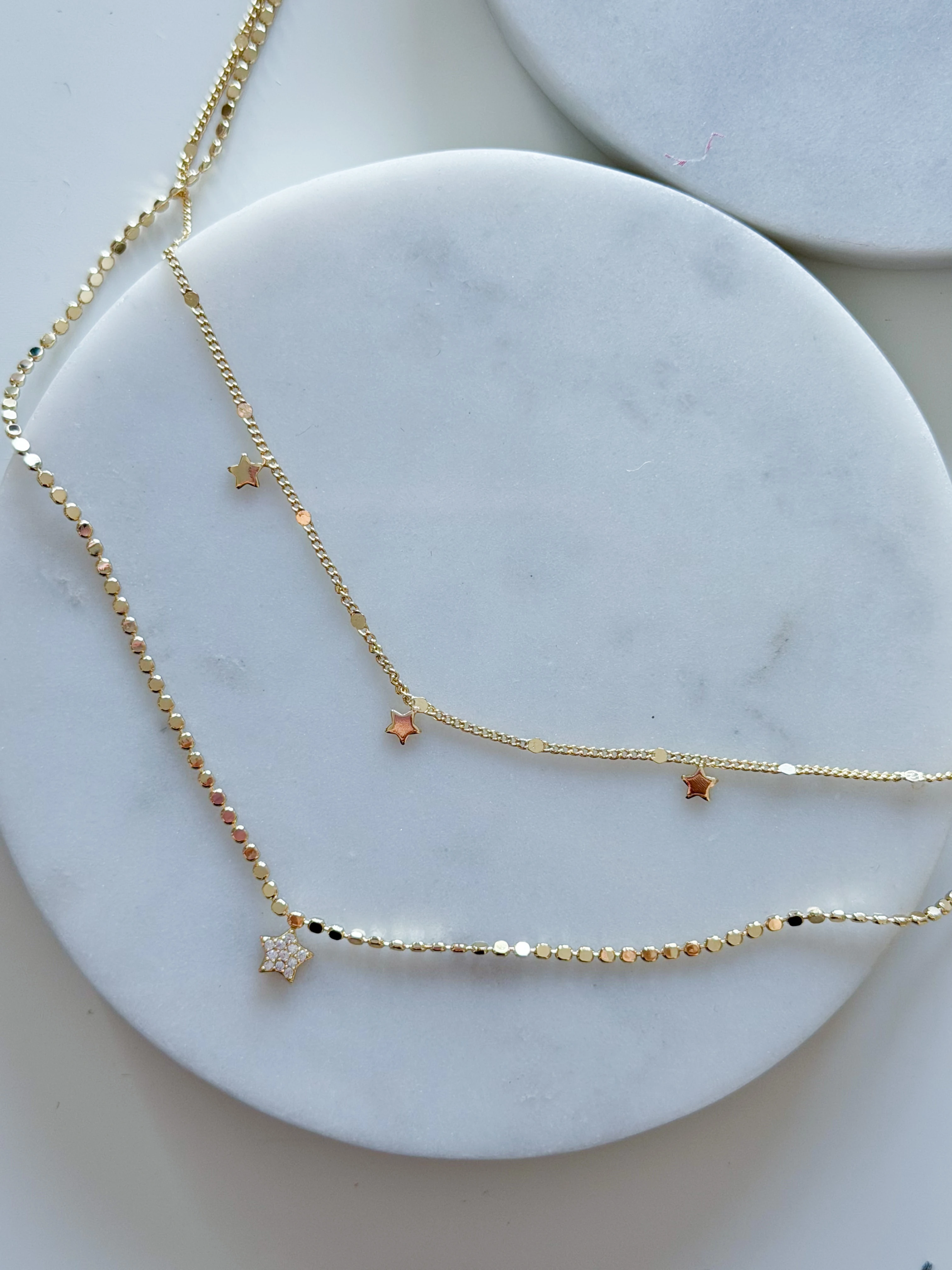 ÖZEL SERİ YILDIZ 2Lİ ZİNCİR KOLYE