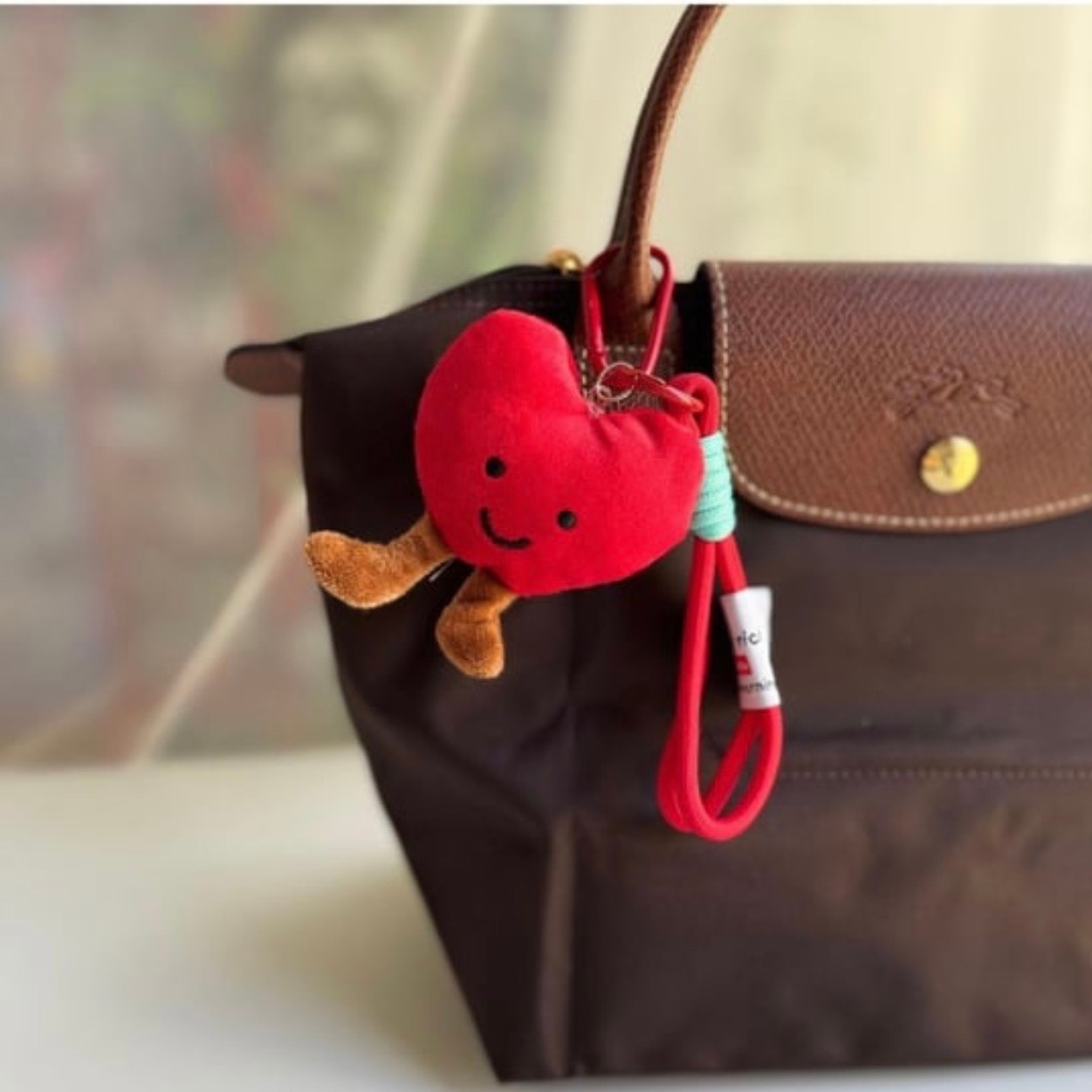 PELUŞ KALP ÇANTA CHARM