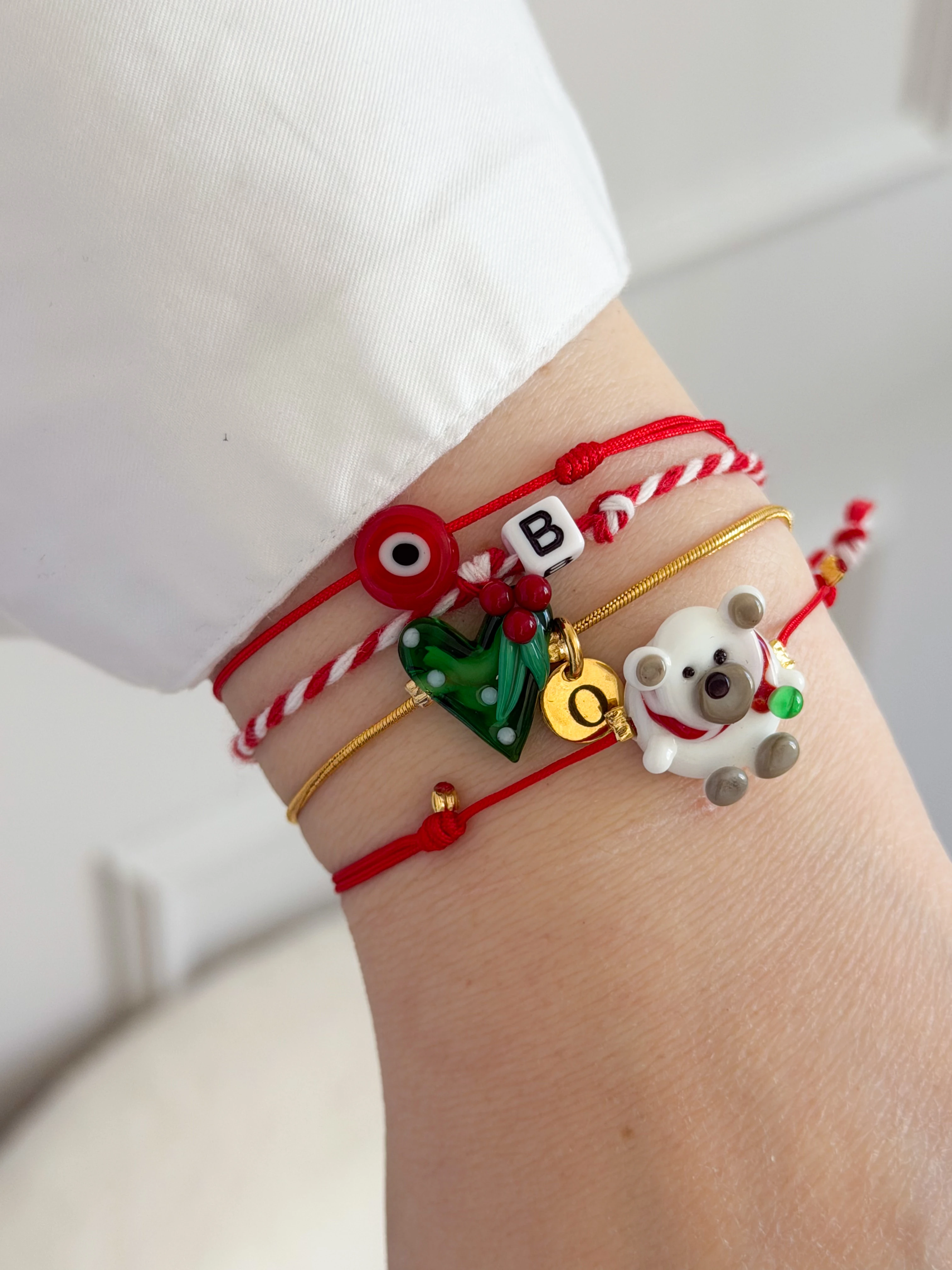 MURANO YILBAŞI BİLEKLİK KOMBİNİ