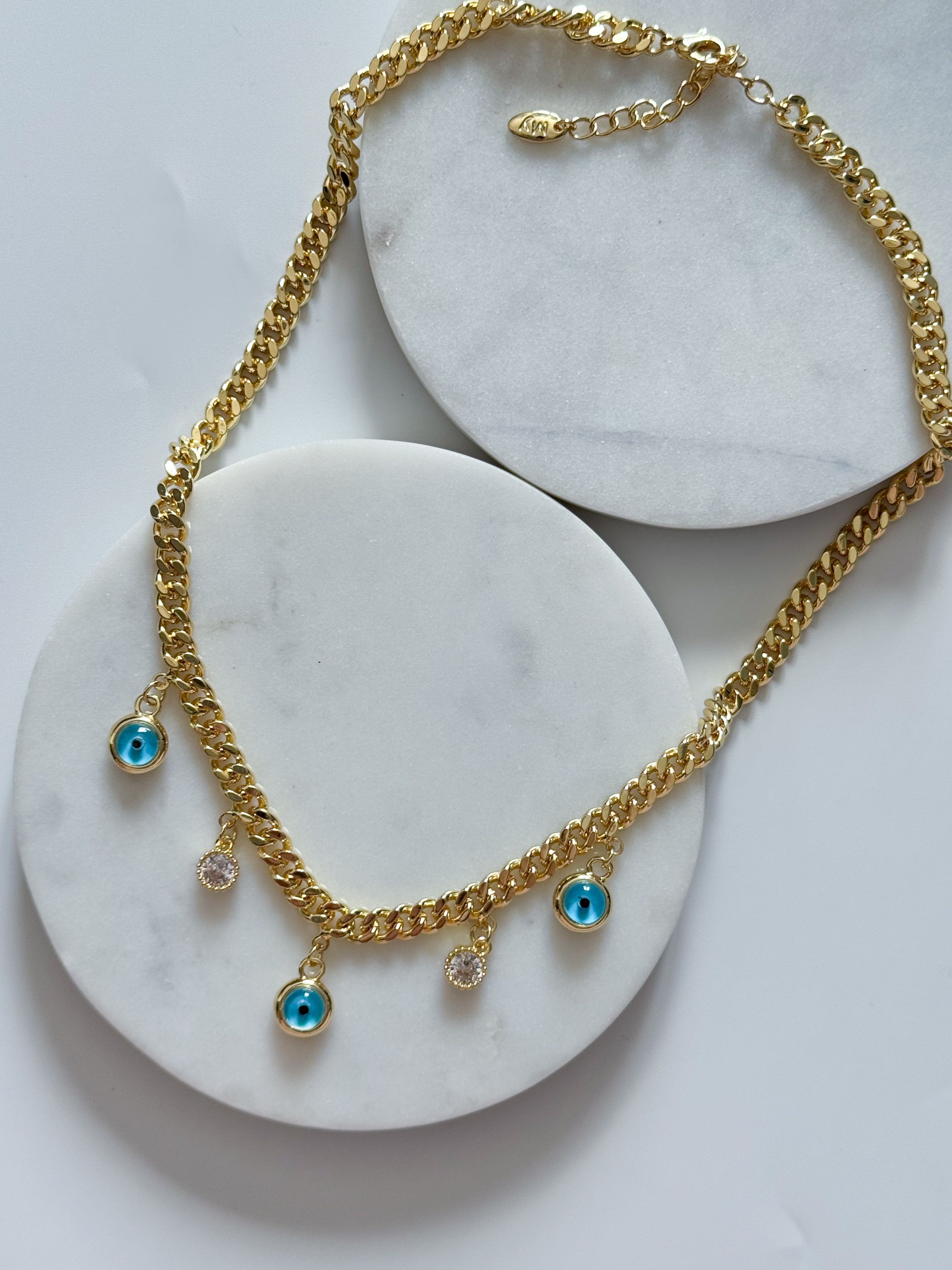 ÖZEL SERİ NAZAR CHARM KOLYE