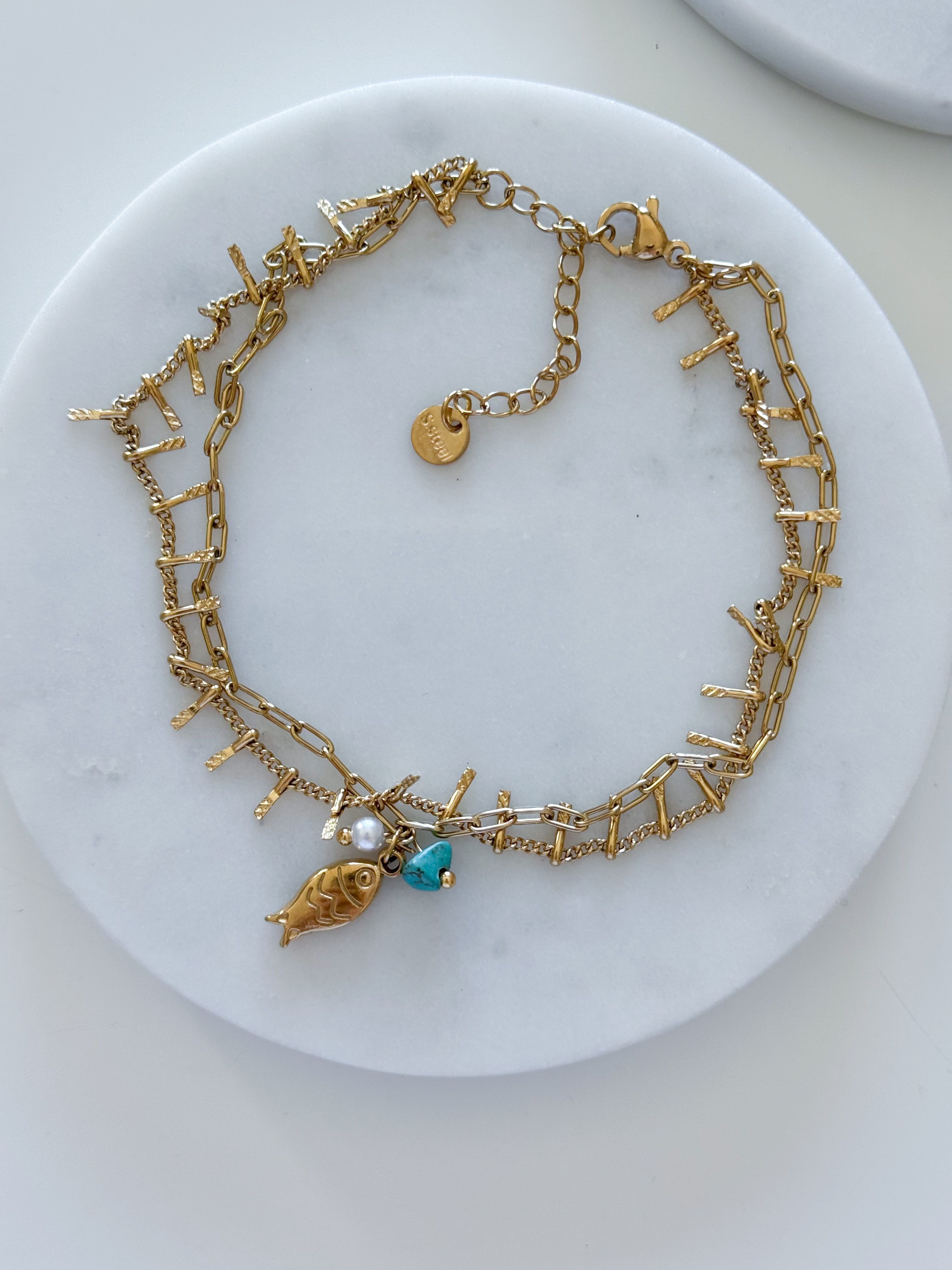ÇELİK BALIK CHARM 2Lİ HALHAL