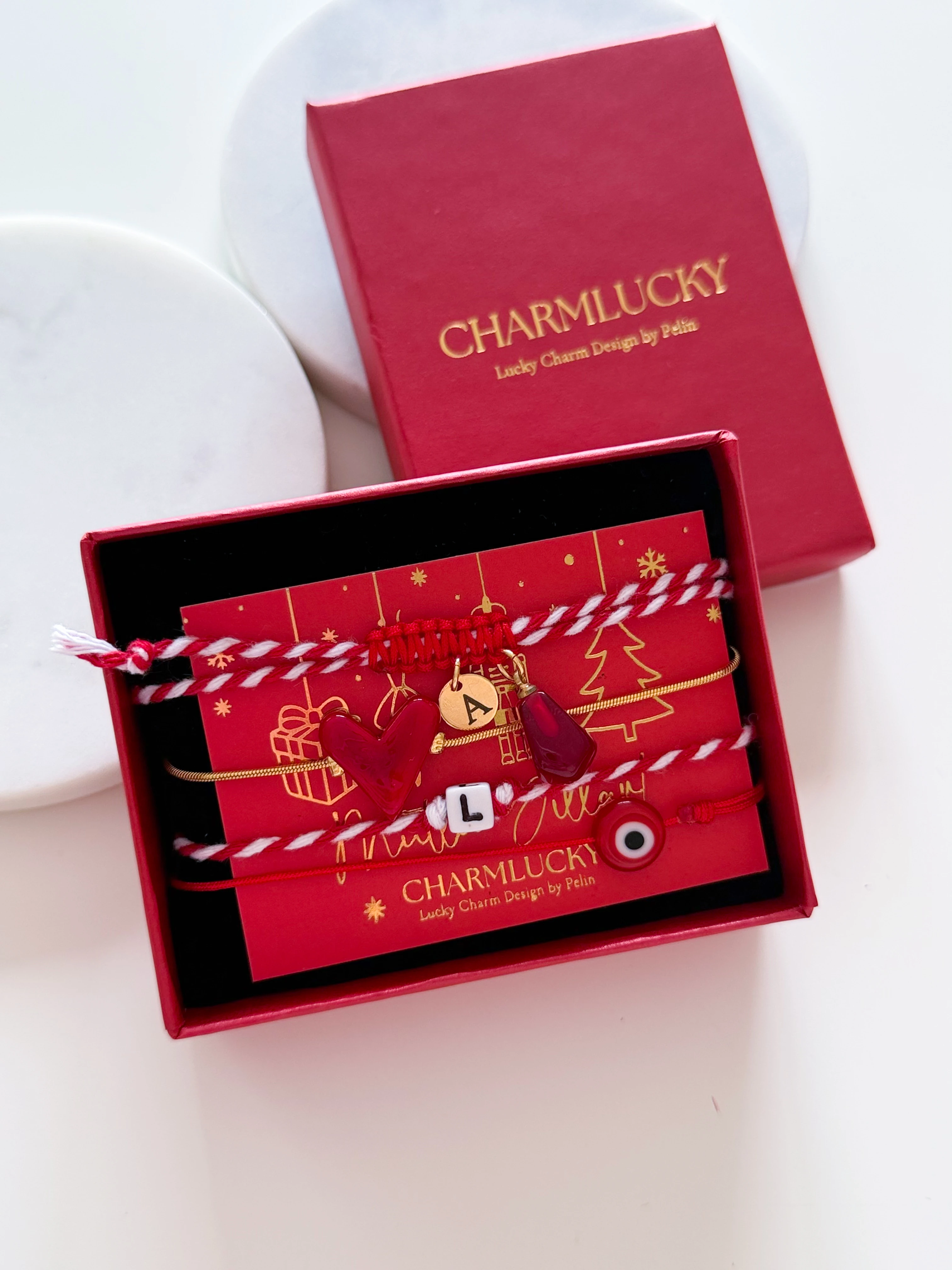 MURANO YILBAŞI BİLEKLİK KOMBİNİ