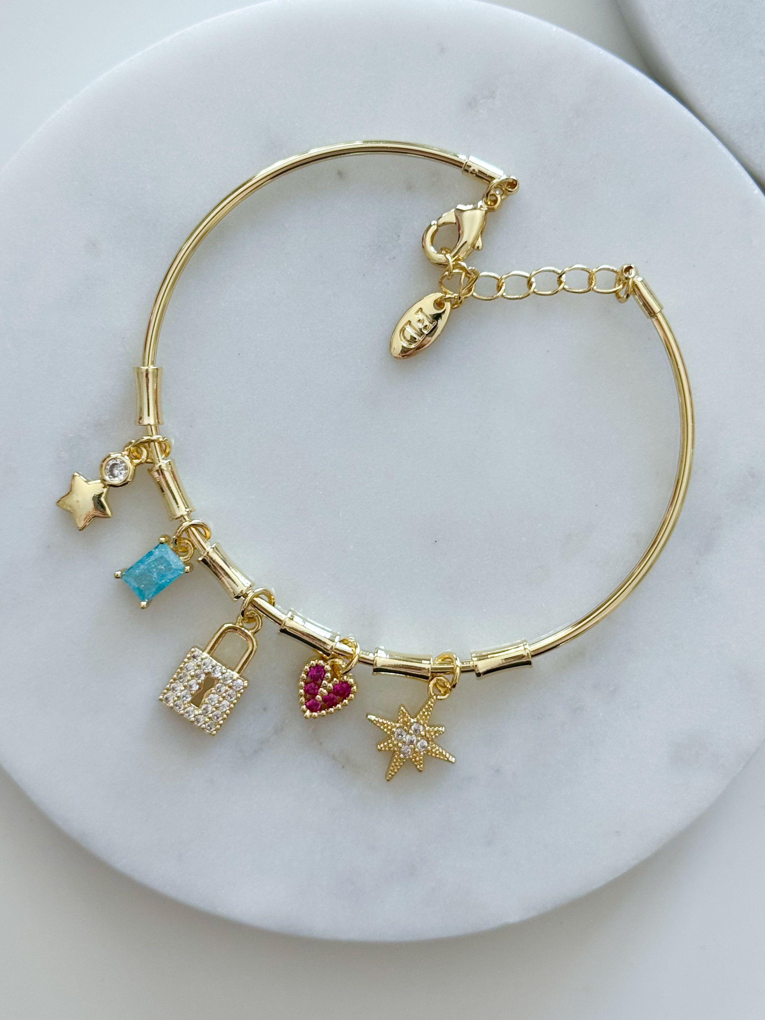 ÖZEL SERİ KALP CHARM BİLEZİK