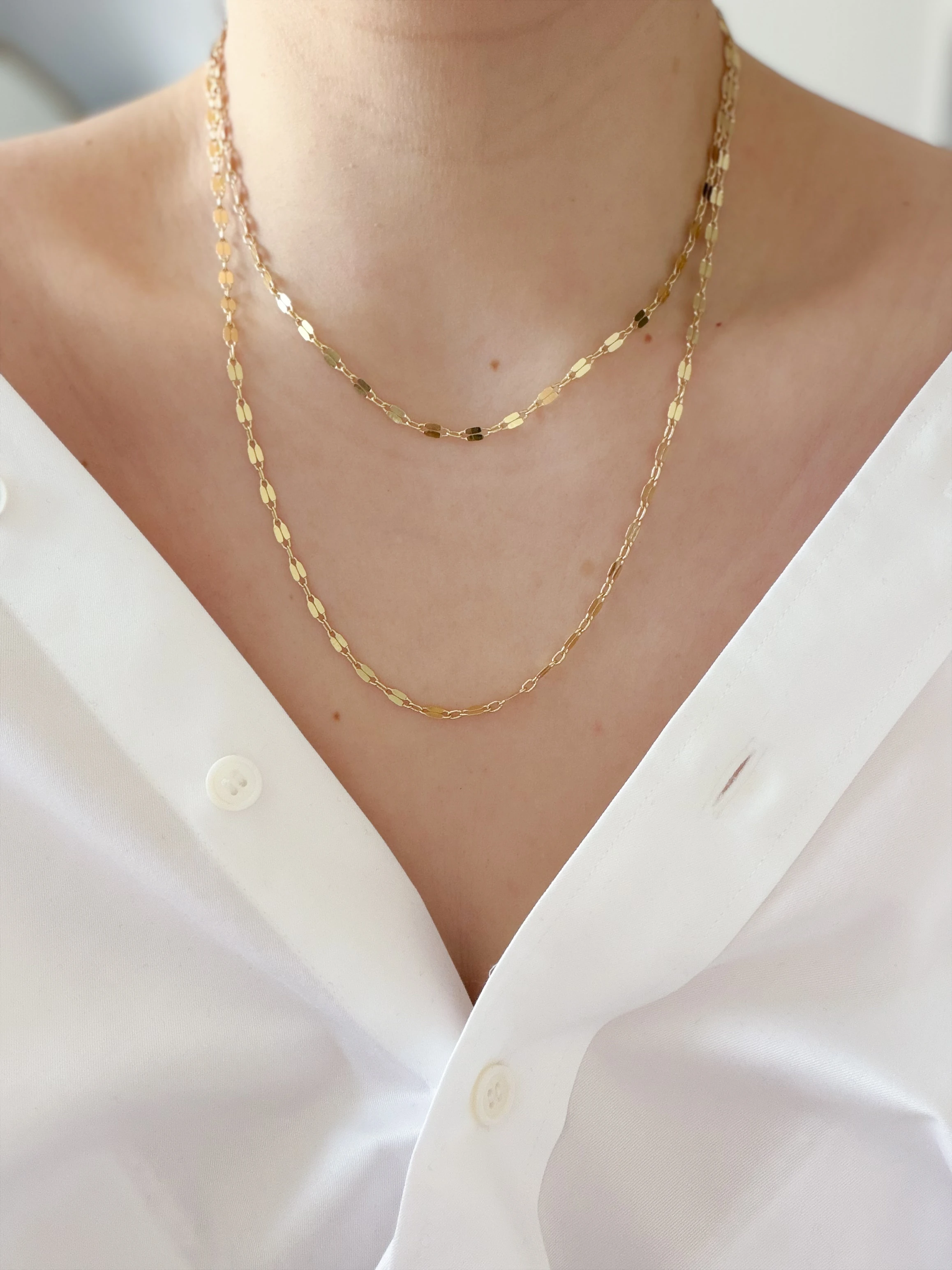 ÖZEL SERİ ZİNCİR KOLYE(90CM)