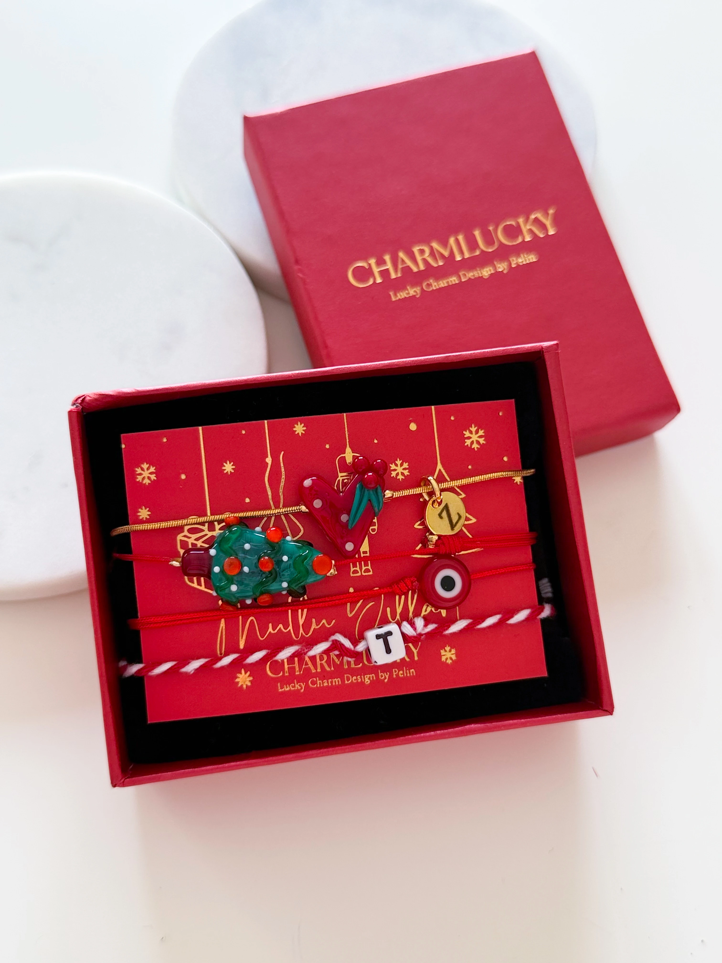 MURANO YILBAŞI BİLEKLİK KOMBİNİ