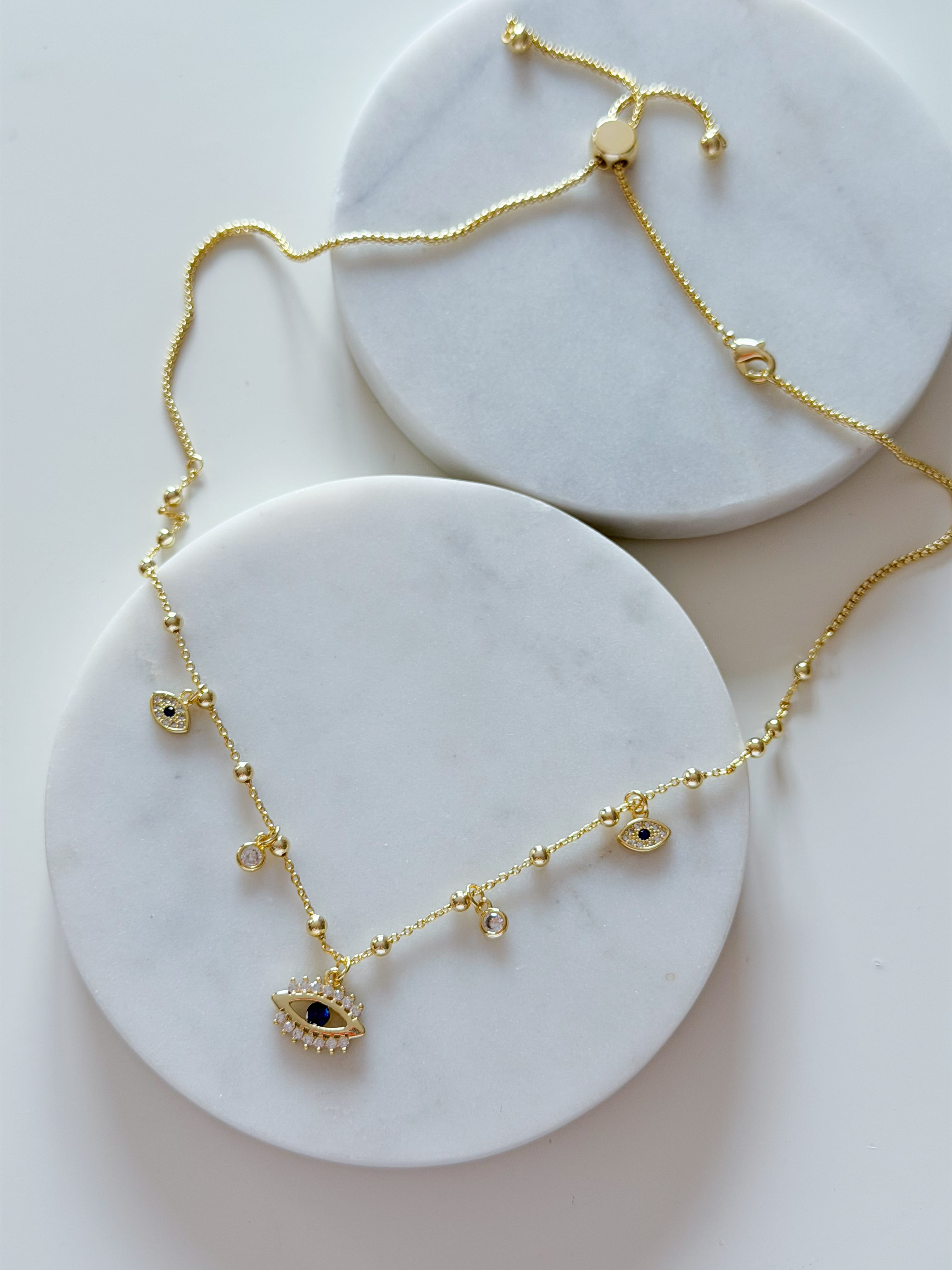 ÖZEL SERİ GÖZ CHARM KOLYE