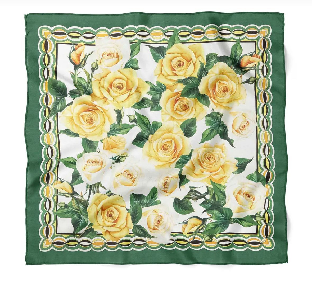 RENKLİ DESENLİ FULAR 70X70 CM - 3