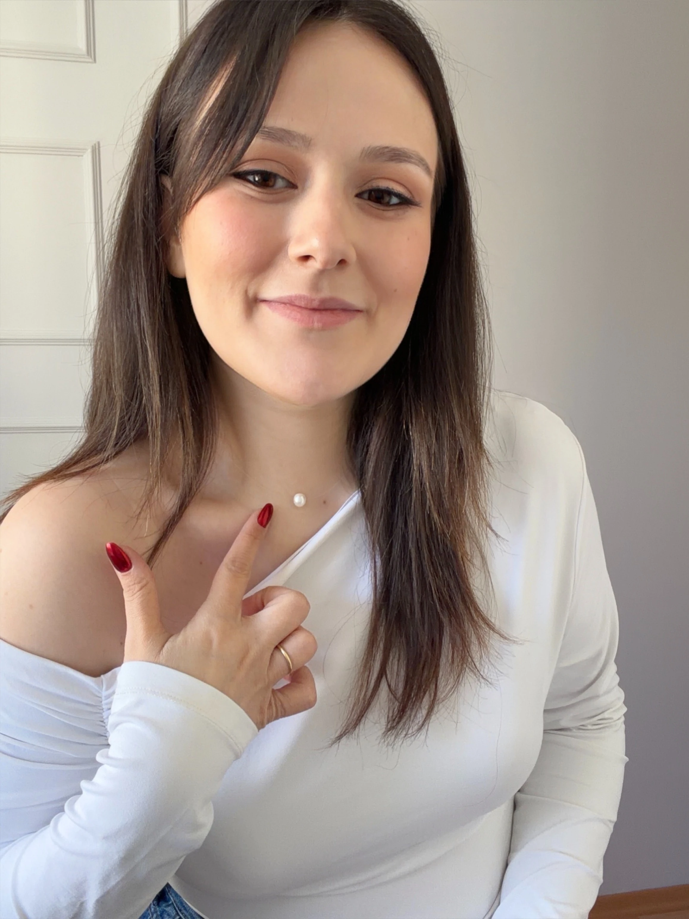 DOĞAL İNCİ HAYALET KOLYE