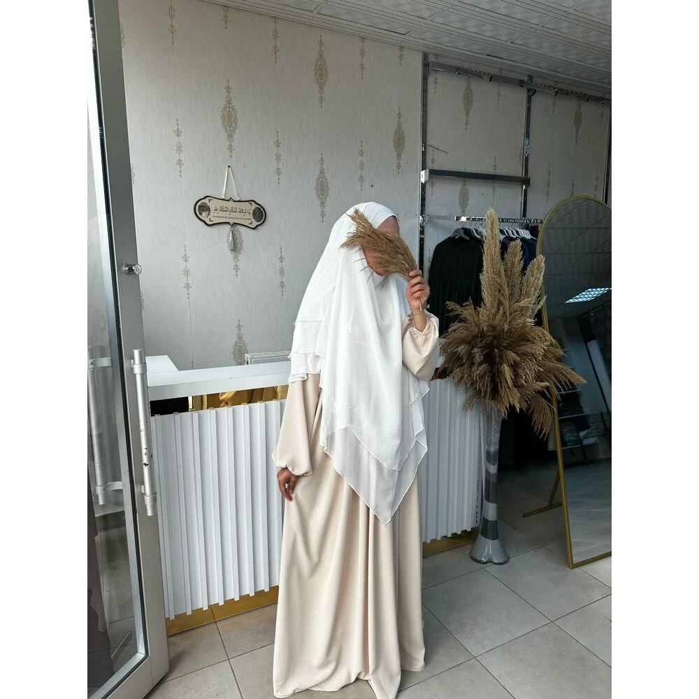 Şifon Sufle  - Beyaz