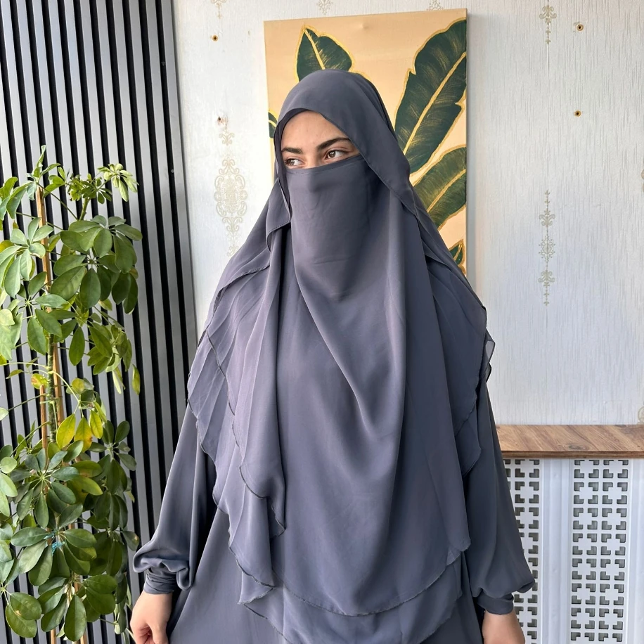 Gölgeli Oval Sufle - Gri