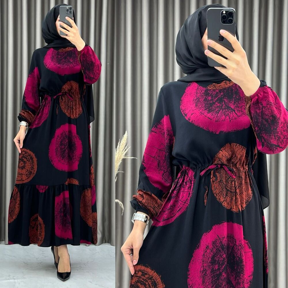 Gözde Elbise - Pembe